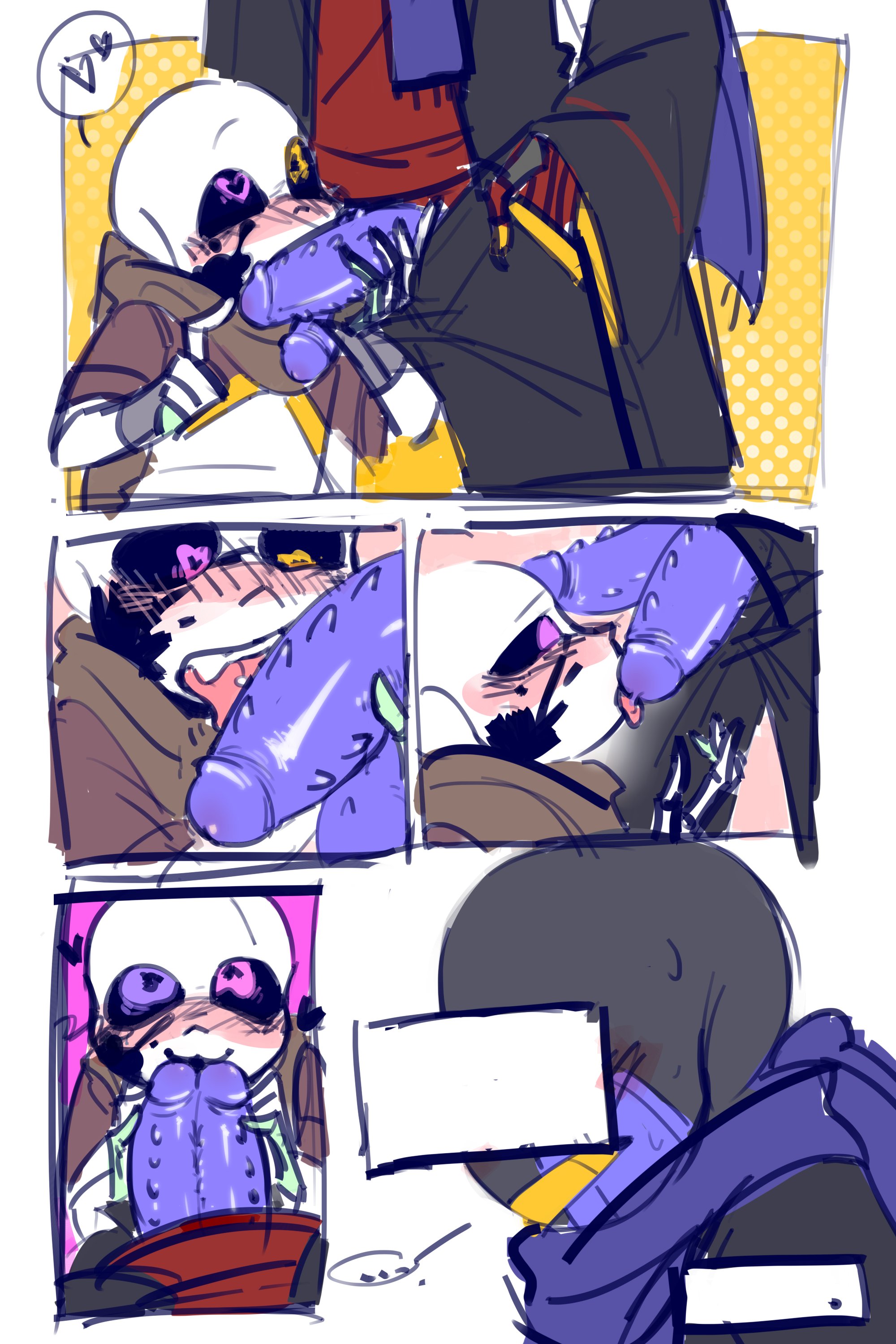 Ink sans getting fucked