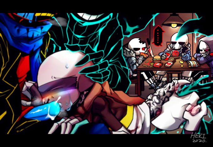 Ink sans getting fucked