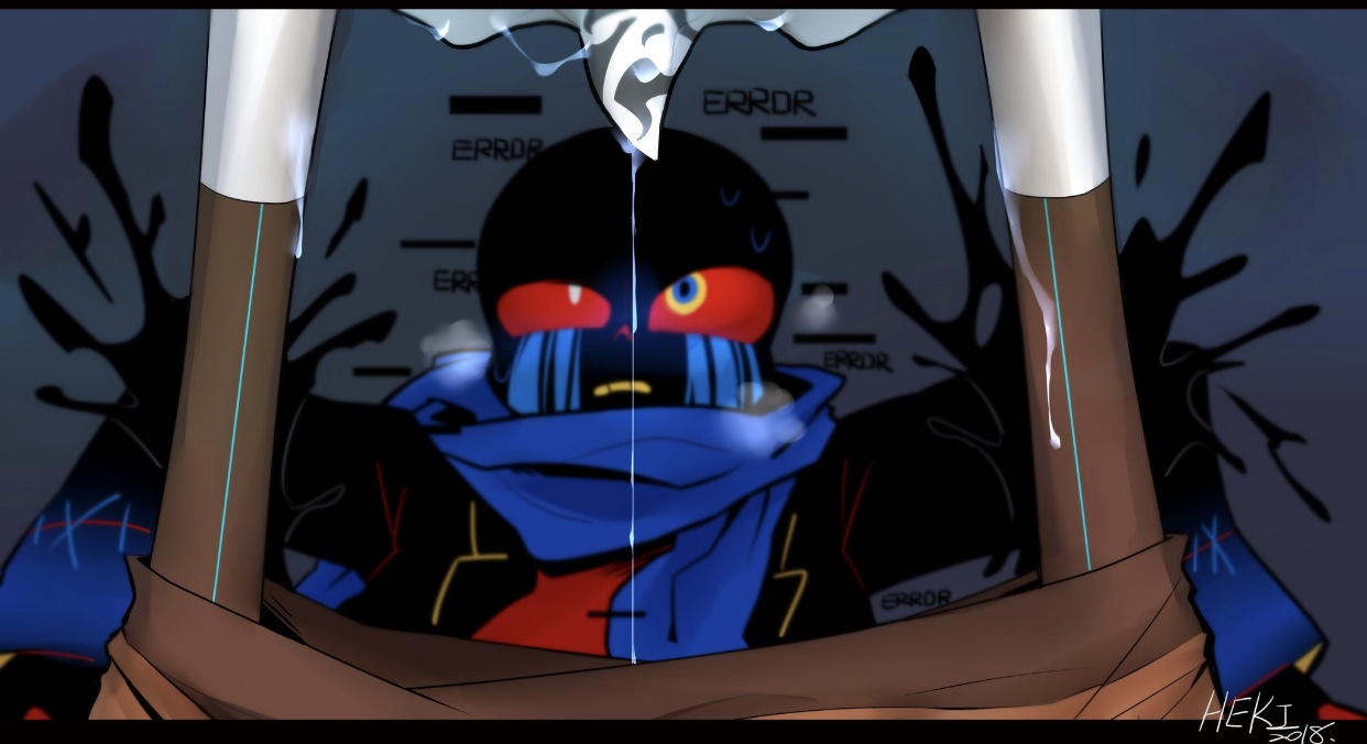 Ink sans getting fucked