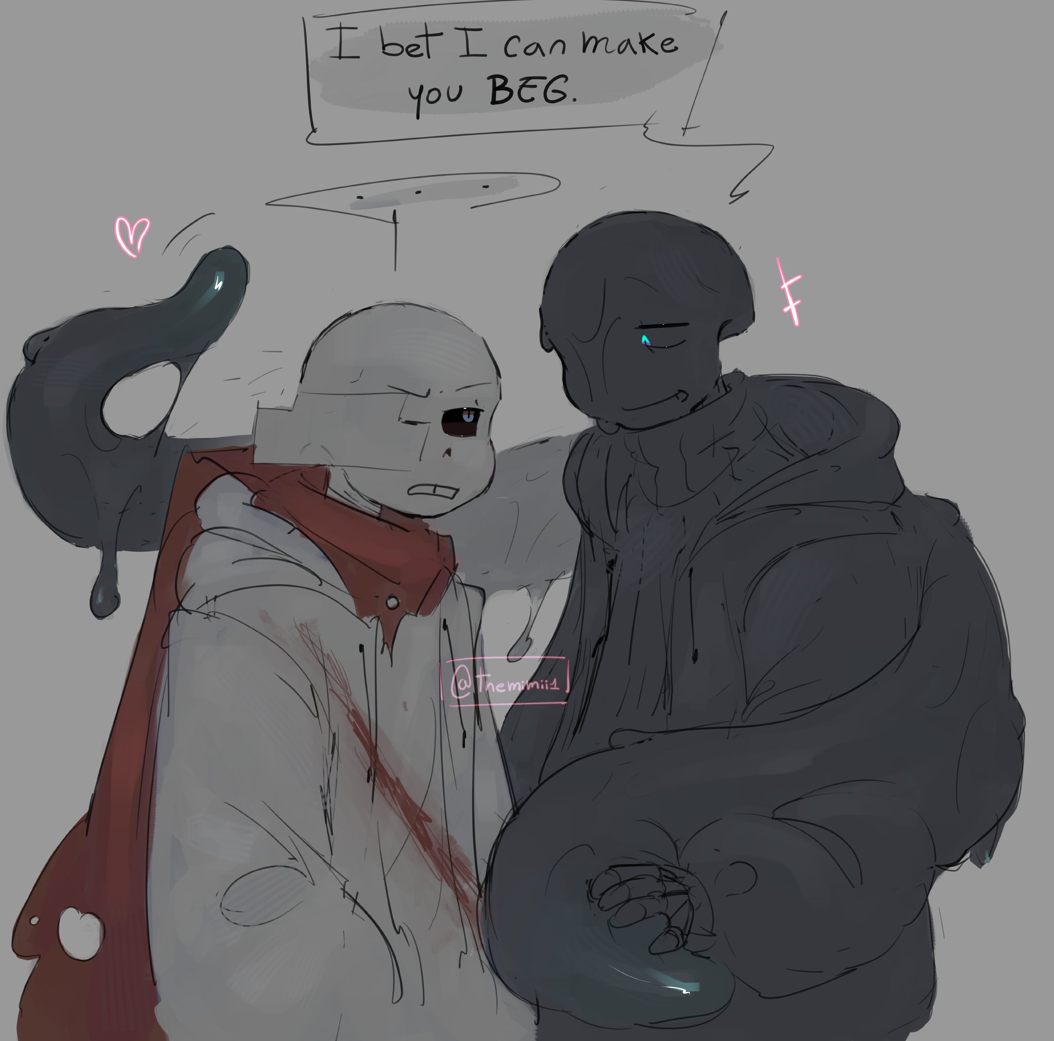 Nightmare sans getting fucked