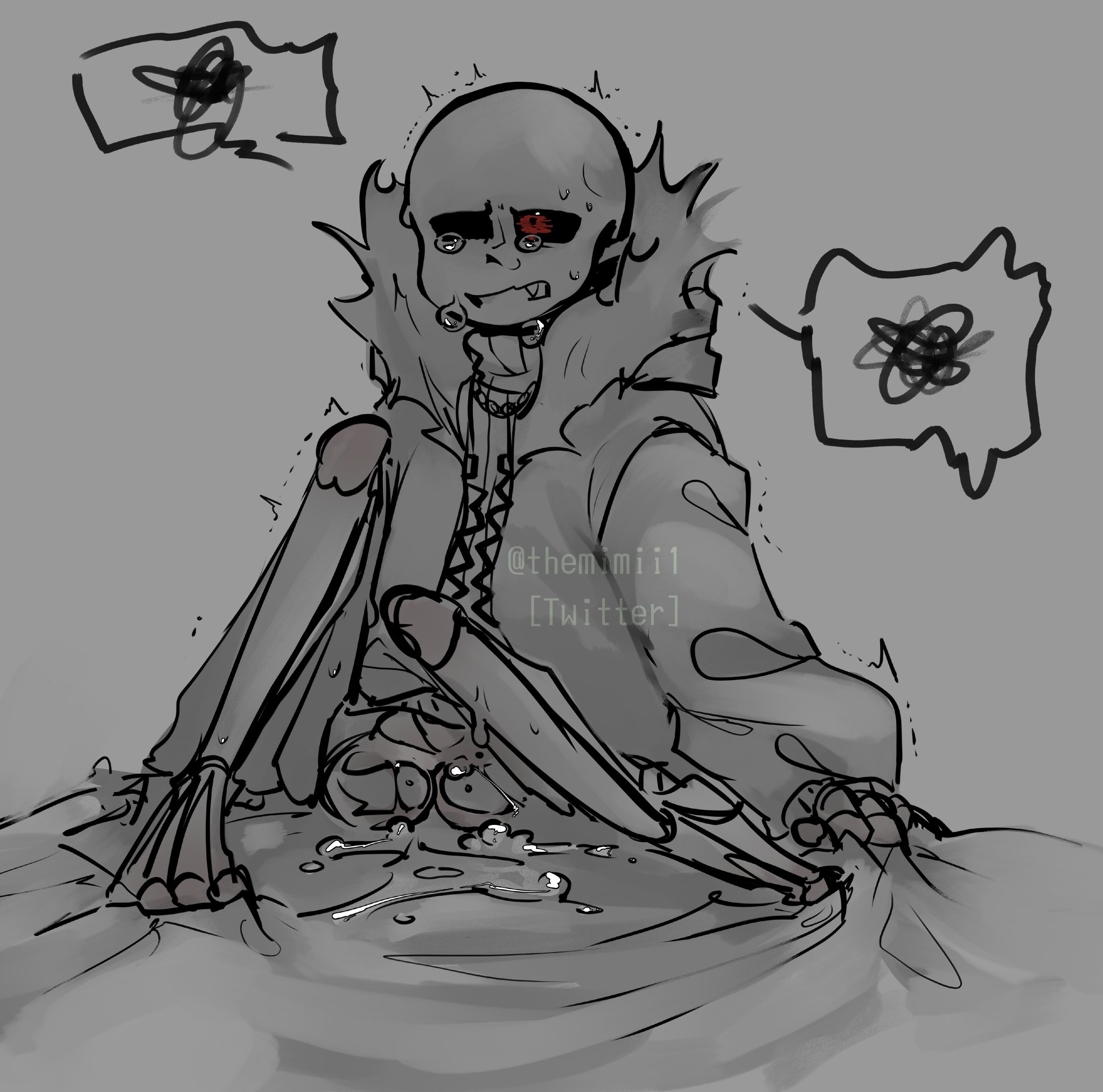 Fell sans getting fucked