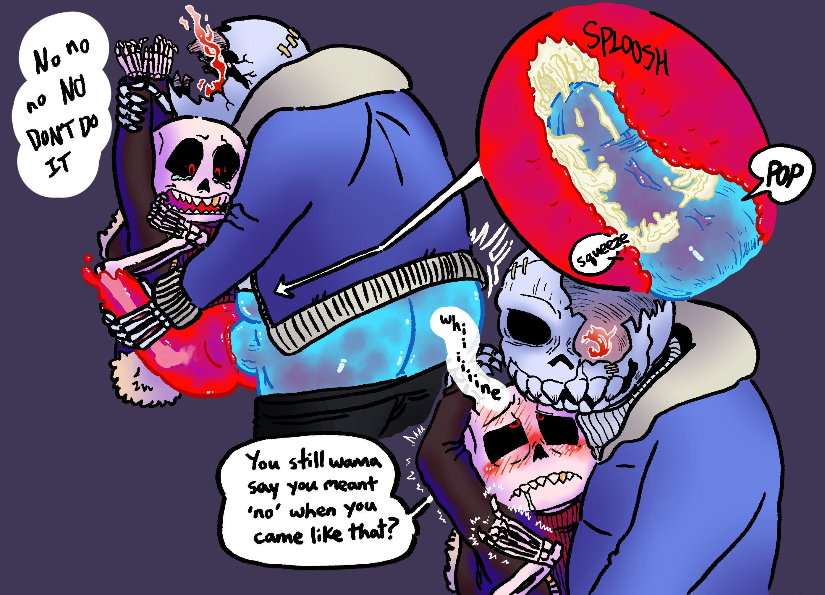 Fell sans getting fucked