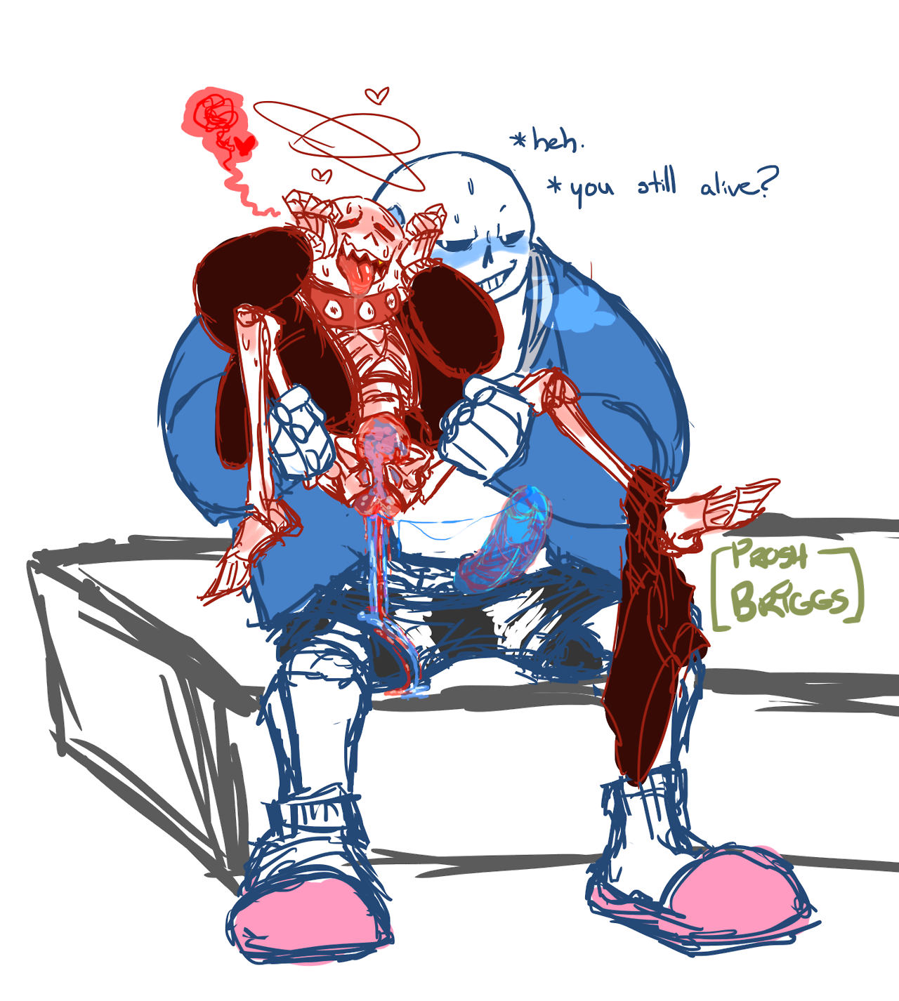 Fell sans getting fucked