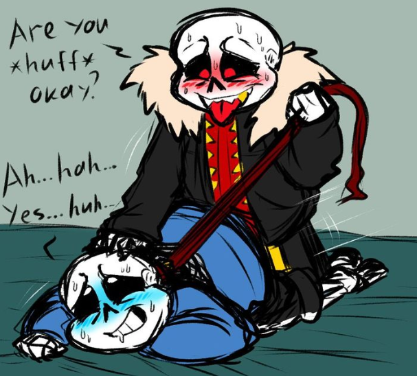 Fell sans getting fucked