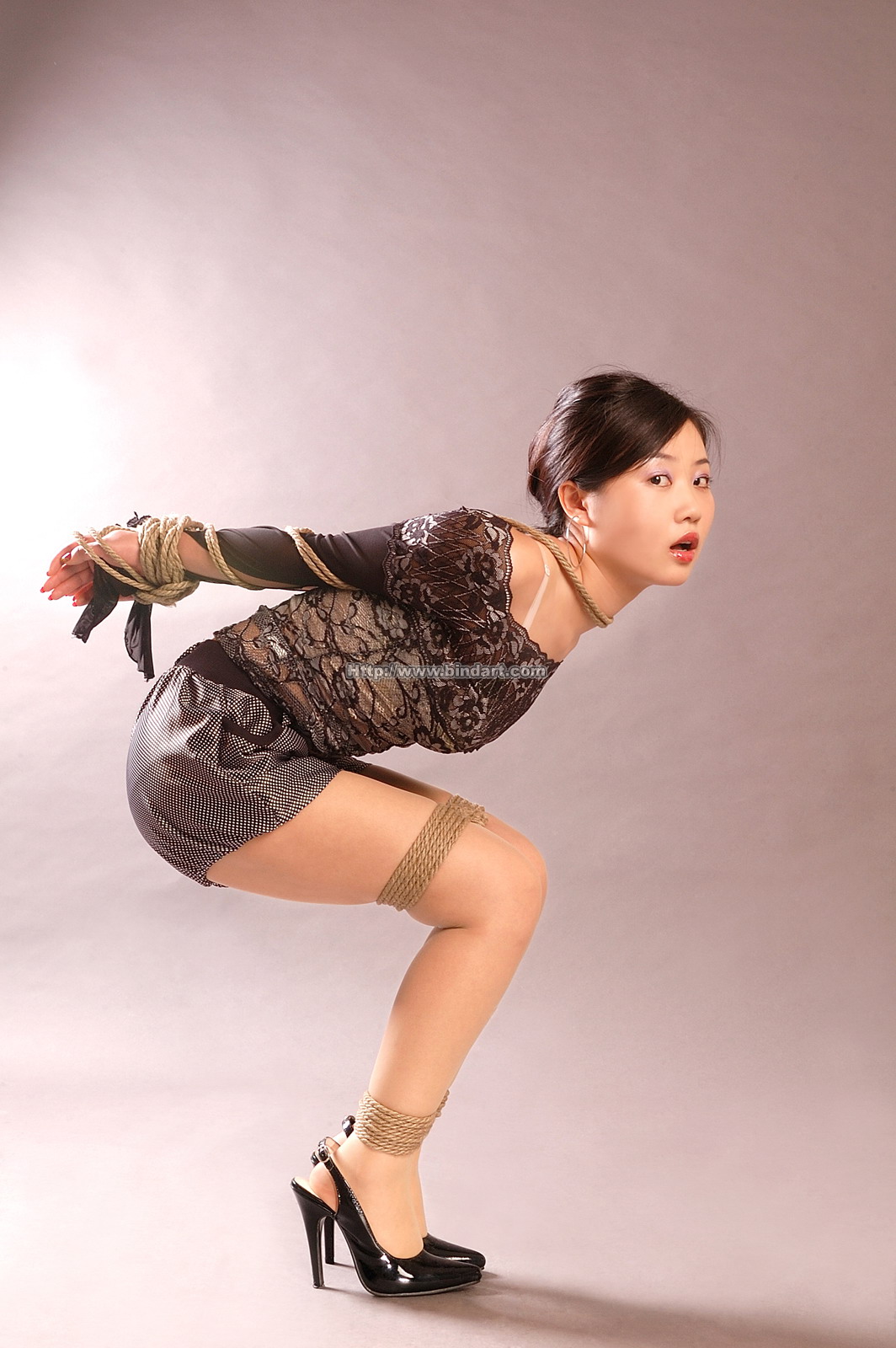 Chinese lady bondage 348-2