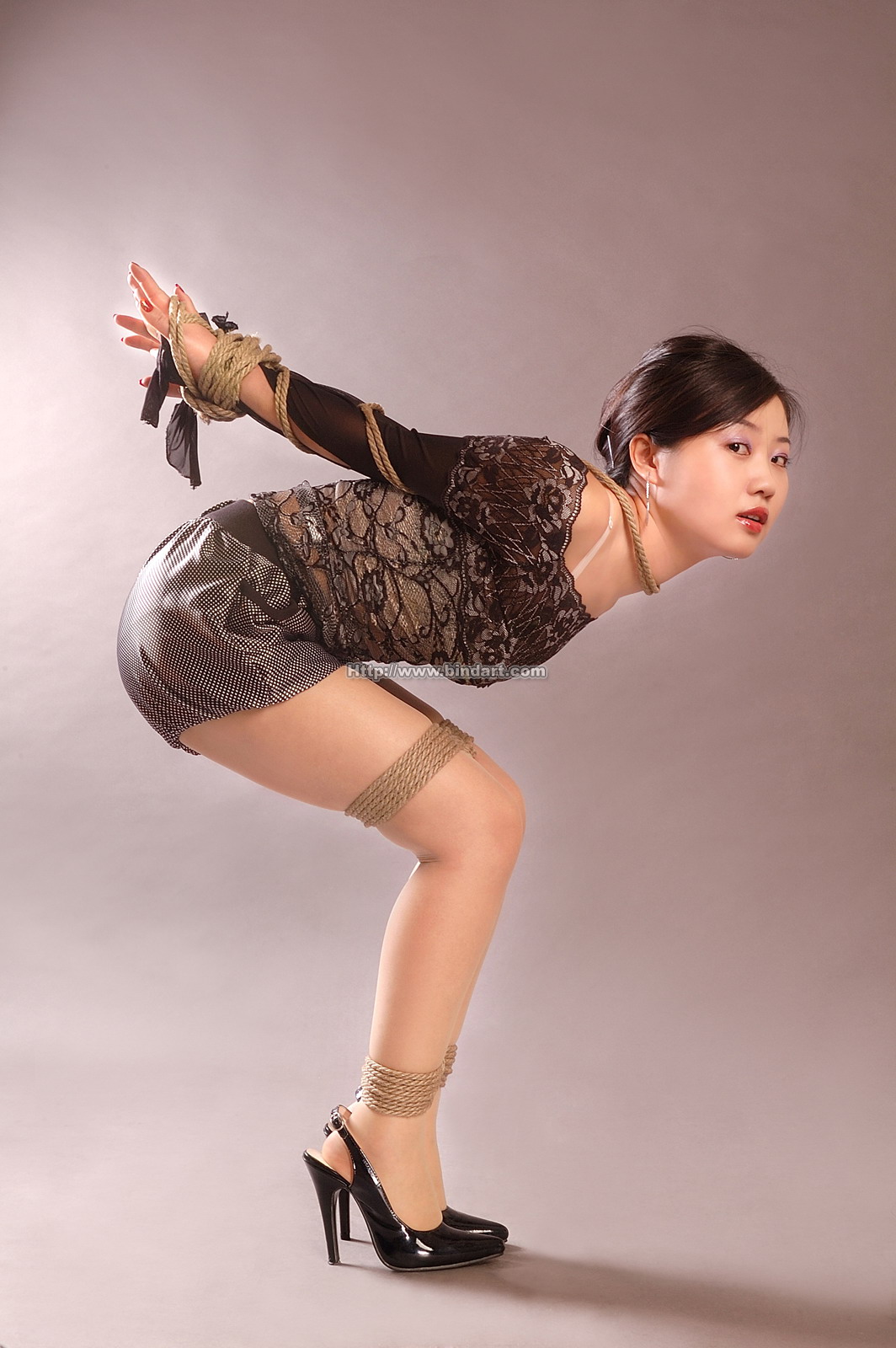 Chinese lady bondage 348-2