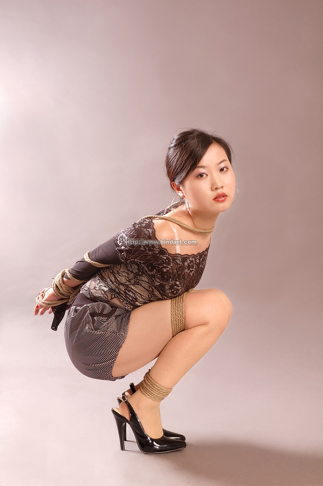 Chinese lady bondage 348-2