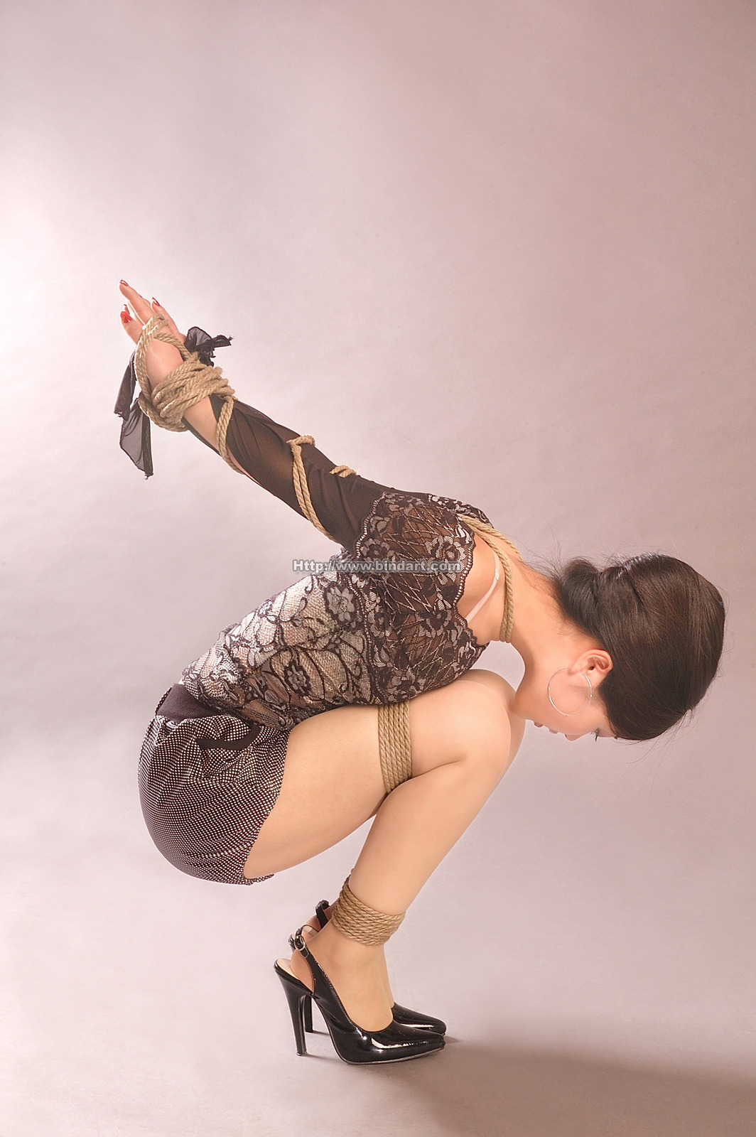 Chinese lady bondage 348-2