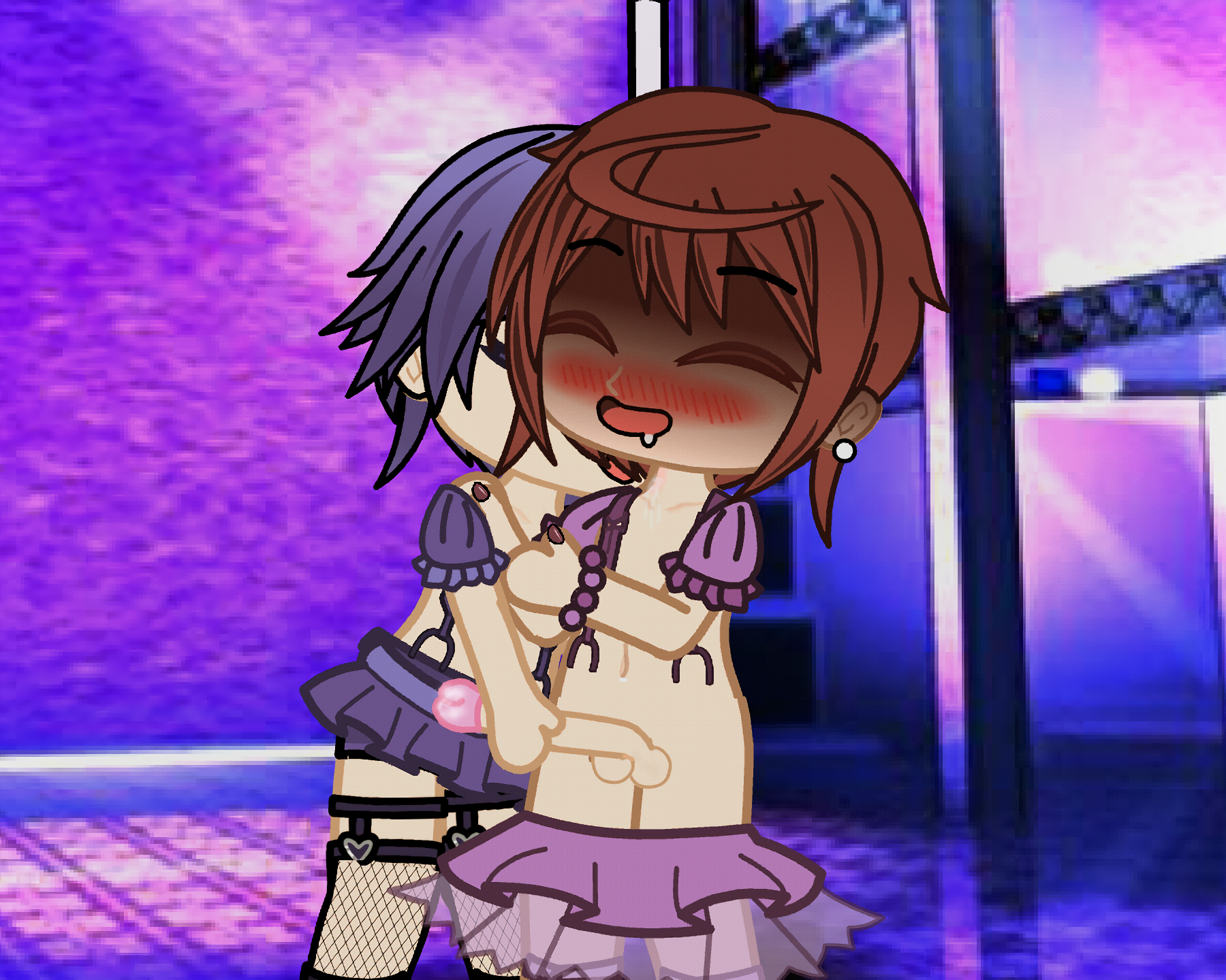 Jake licking my neck~