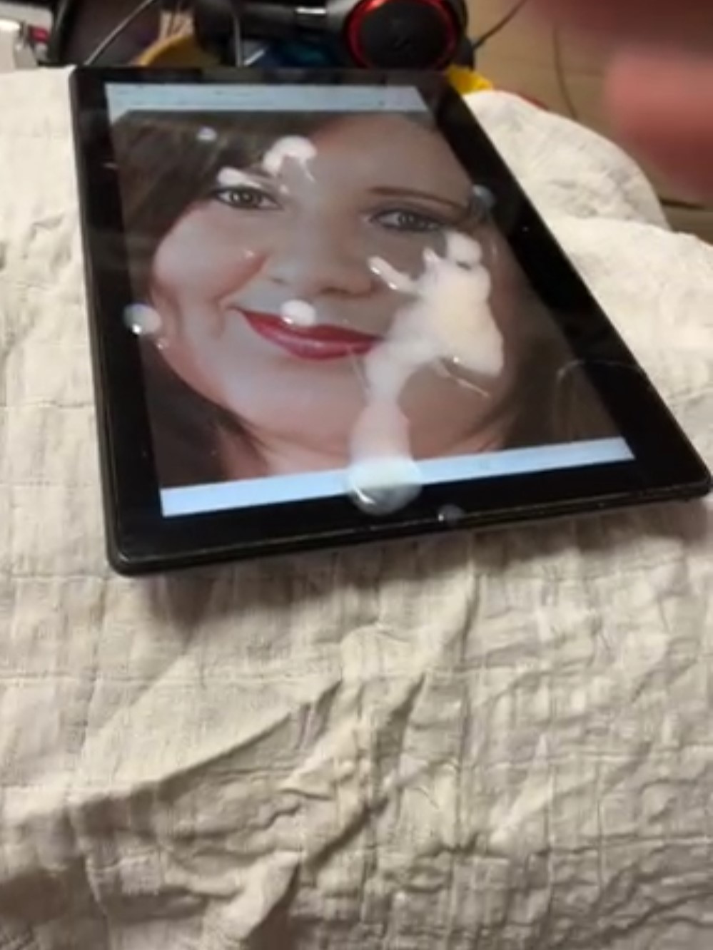 Secretary Michaela makes some cocks hard and cum