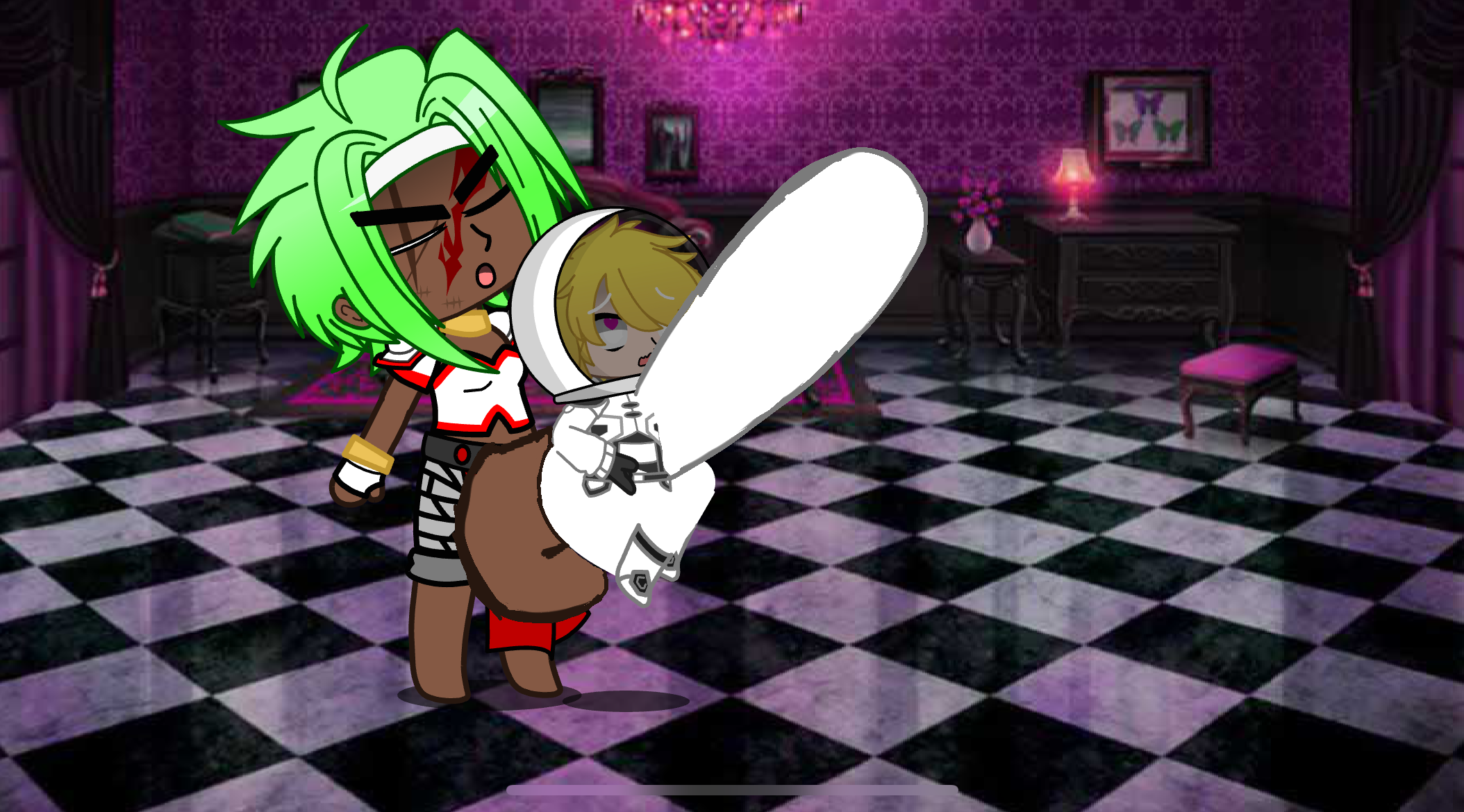 Spacey being demolished