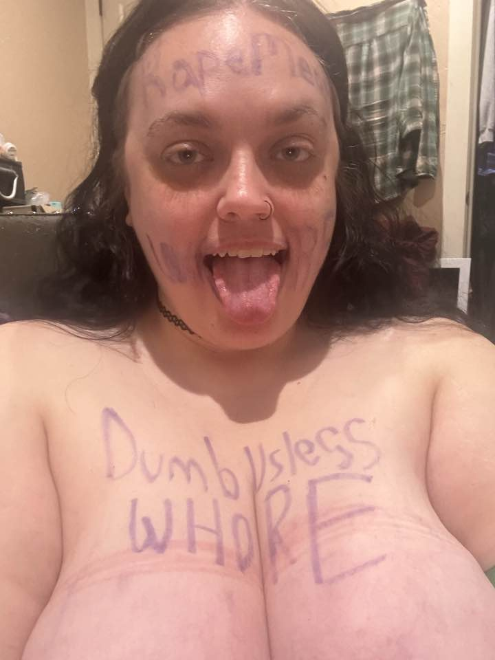 Ugly dumb piggy whore