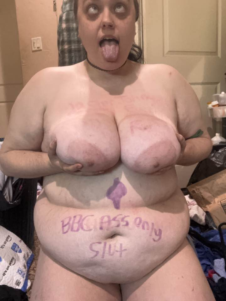 Ugly dumb piggy whore