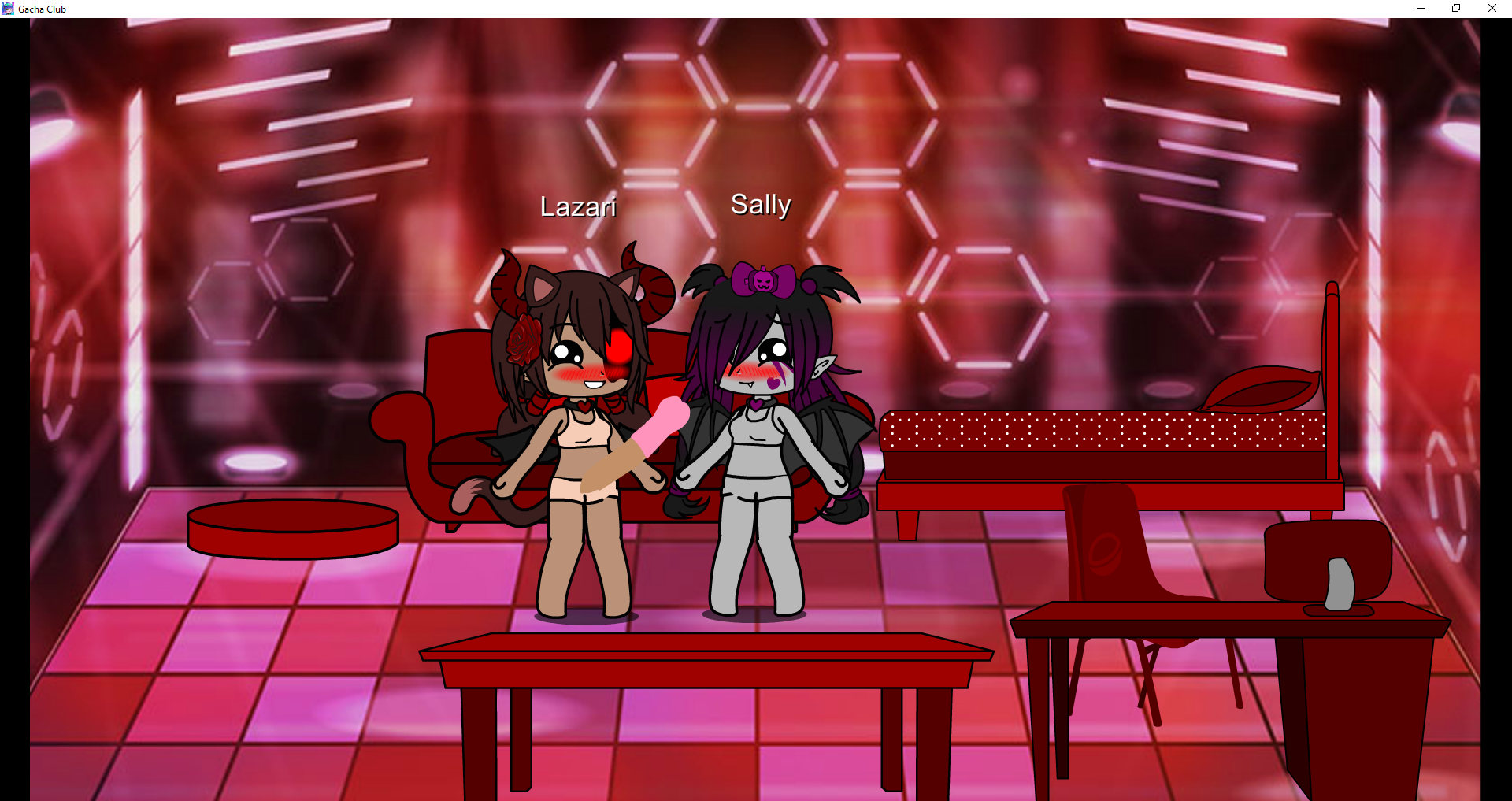 Sally and Lazari about to have some fun