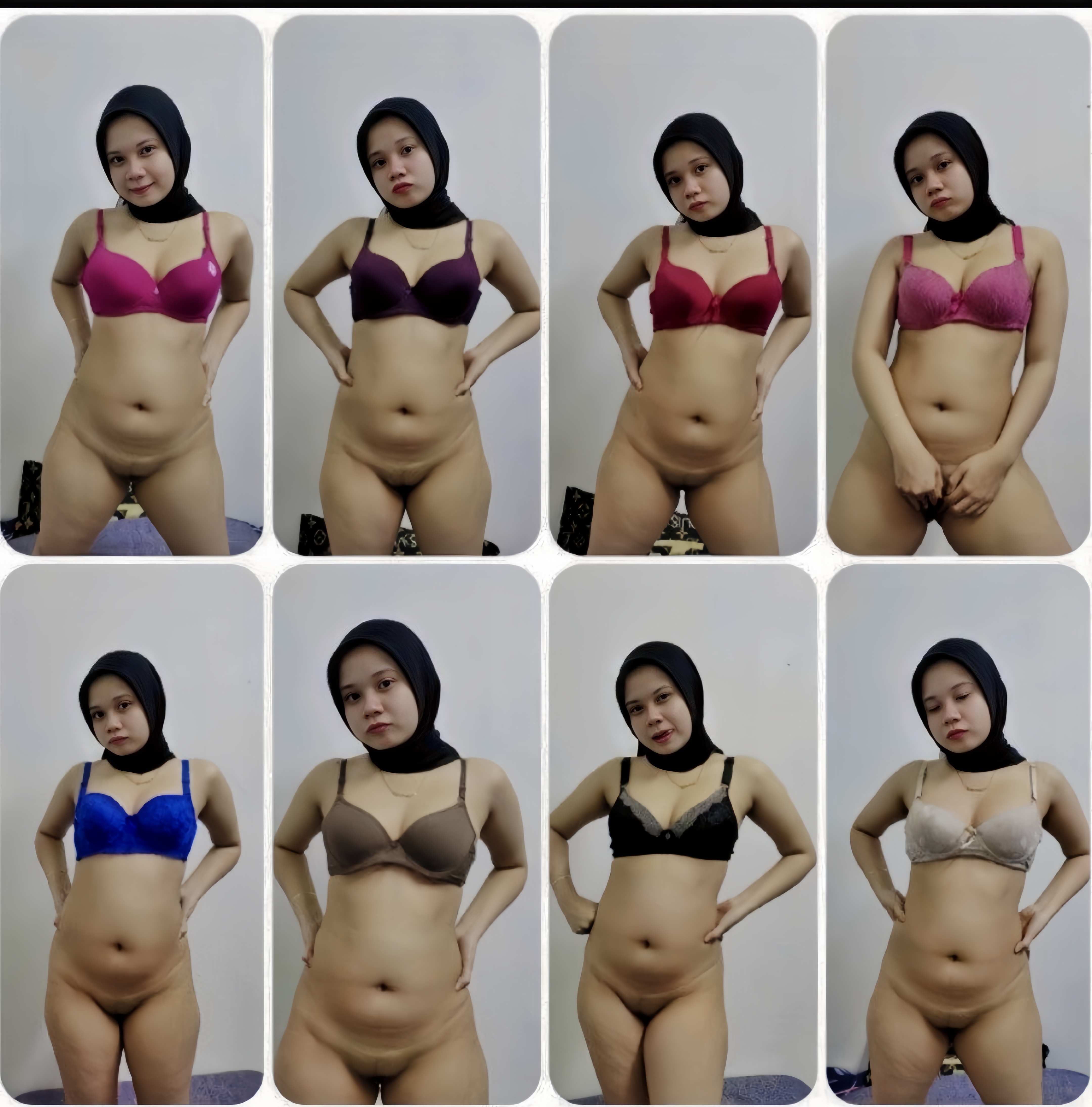 Cewek jilbab pamer memek