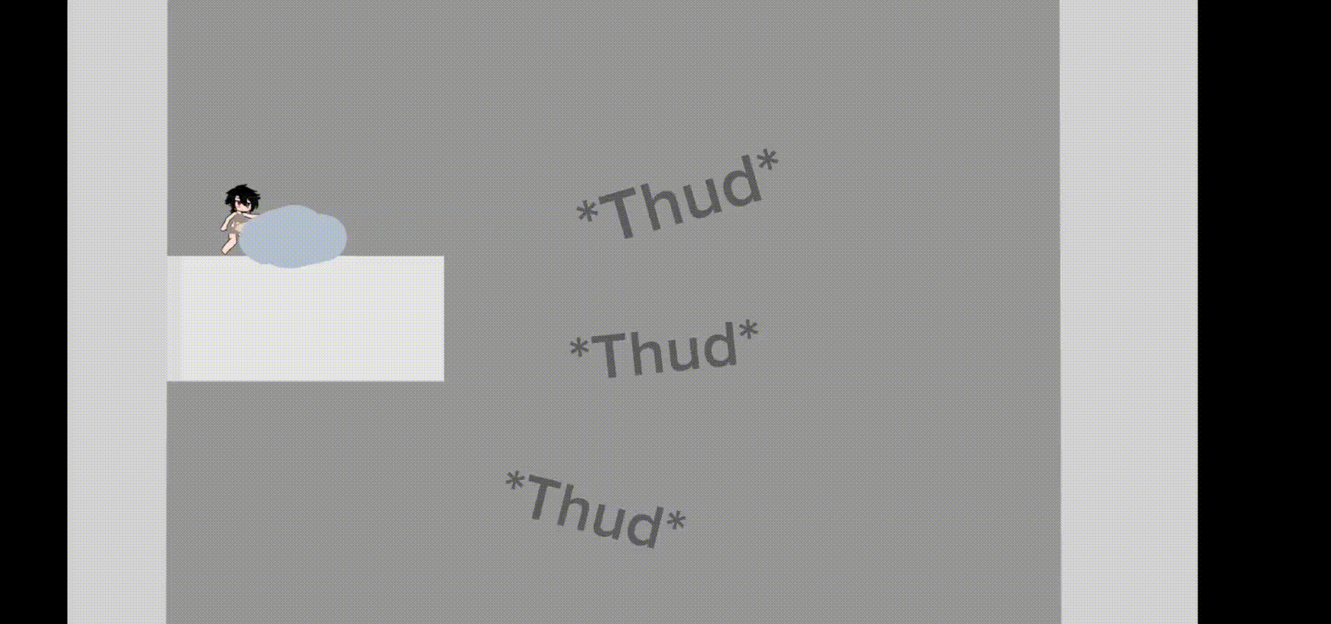 Unaware CC's shower [Tiny Michael, Unaware, Cock Vore]