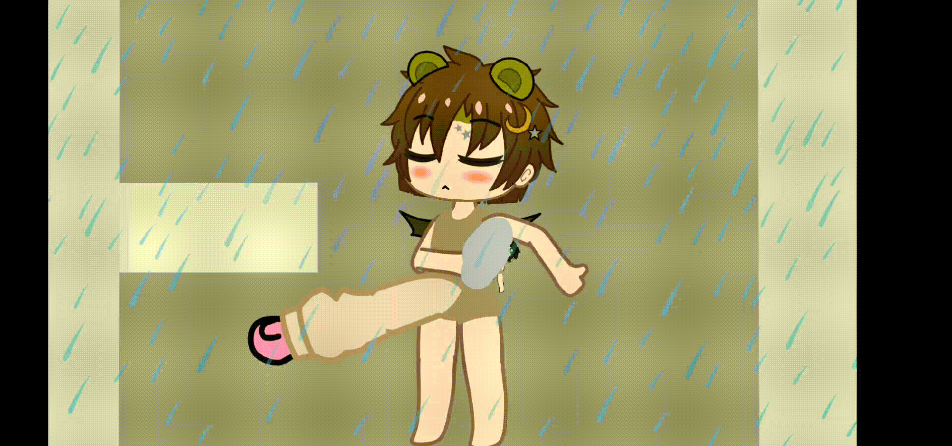 Unaware CC's shower [Tiny Michael, Unaware, Cock Vore]