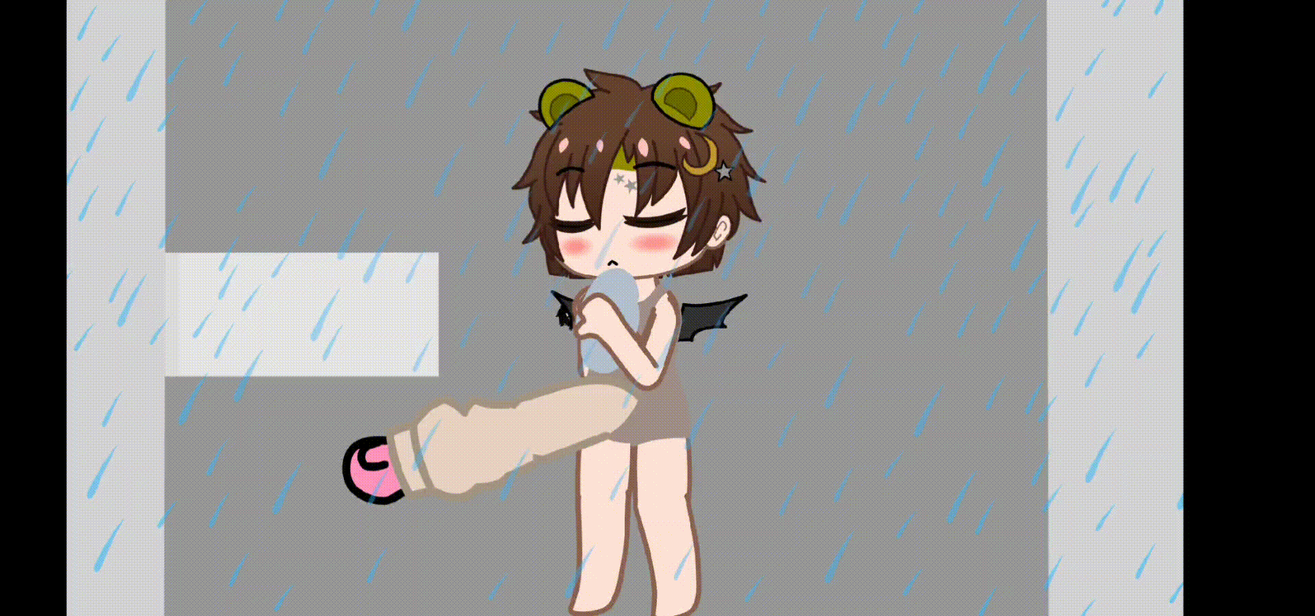 Unaware CC's shower [Tiny Michael, Unaware, Cock Vore]