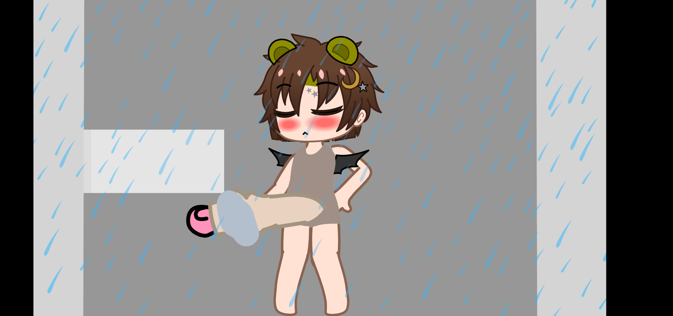 Unaware CC's shower [Tiny Michael, Unaware, Cock Vore]