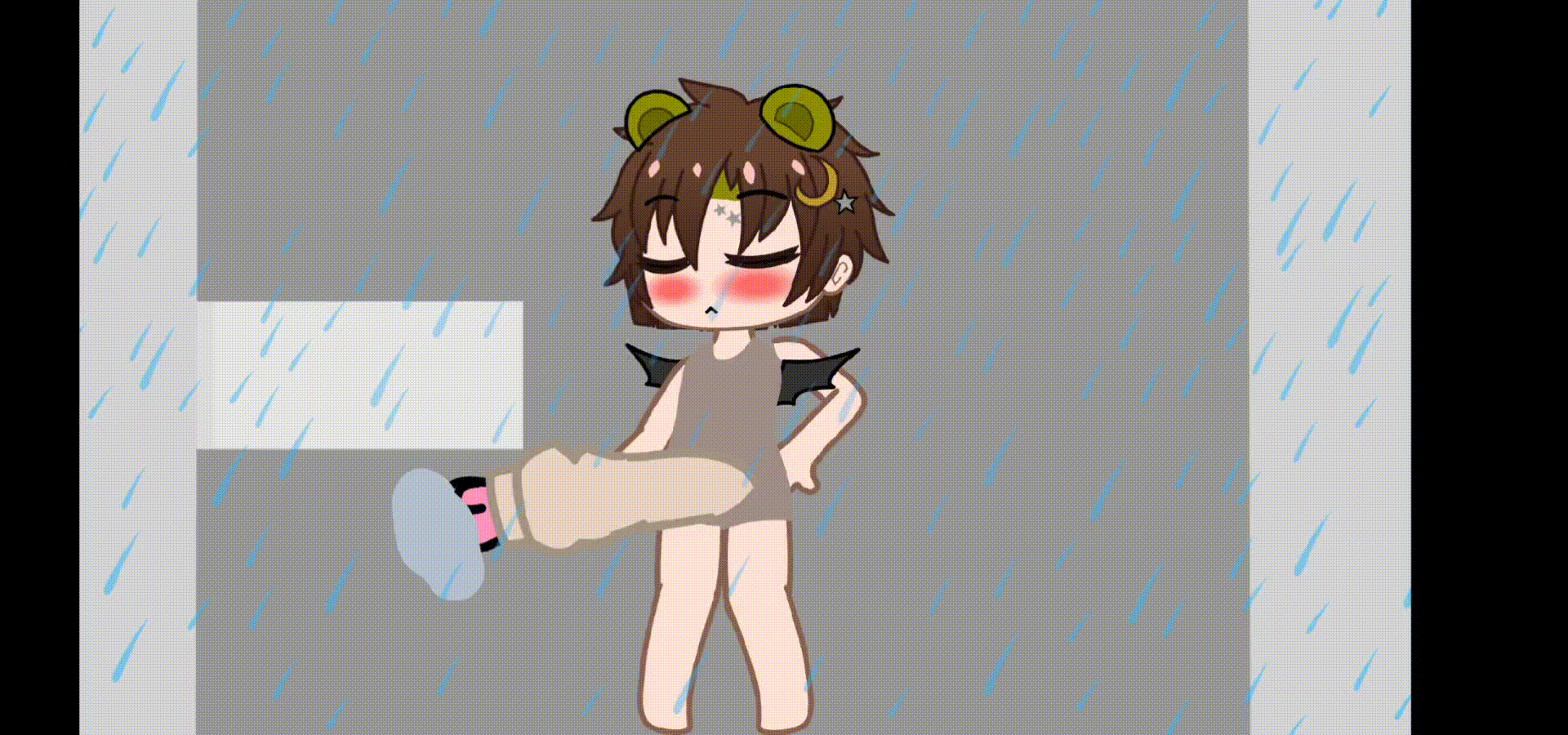 Unaware CC's shower [Tiny Michael, Unaware, Cock Vore]