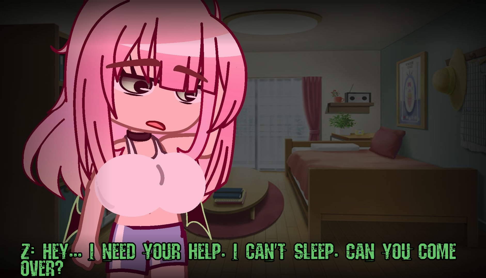 Trouble Sleeping [Zoey x Damien]