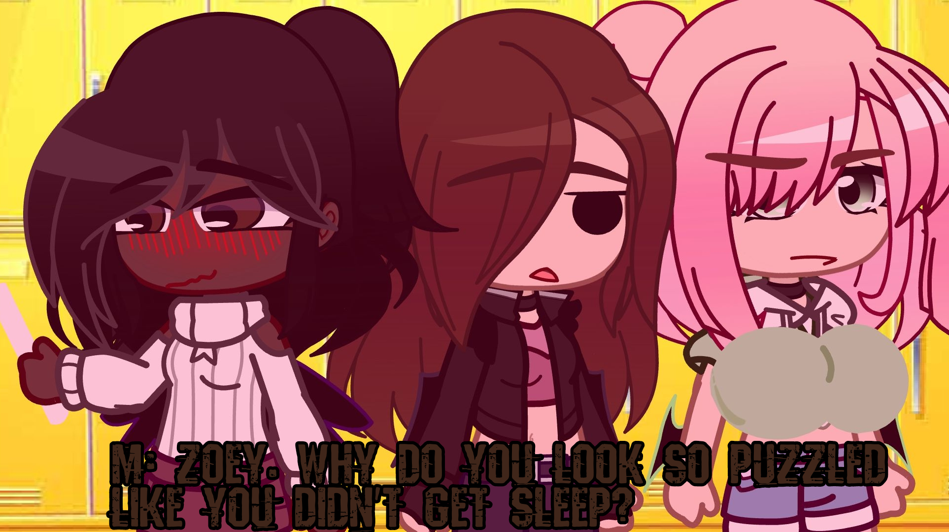 Trouble Sleeping [Zoey x Damien]