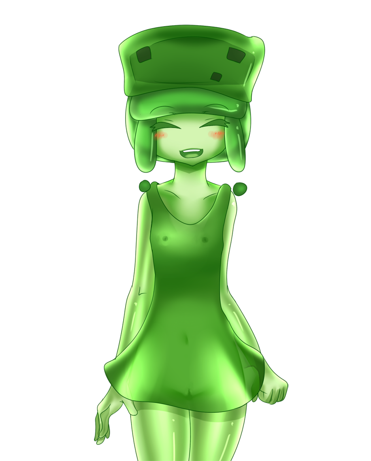 slime girl minecraft mob talker