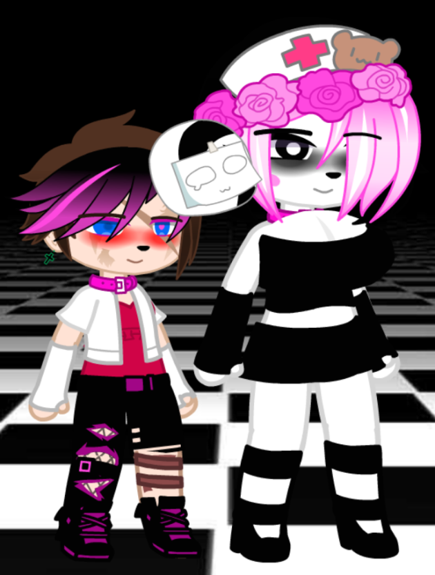 my new OC and my animatronic remade by lol2730
