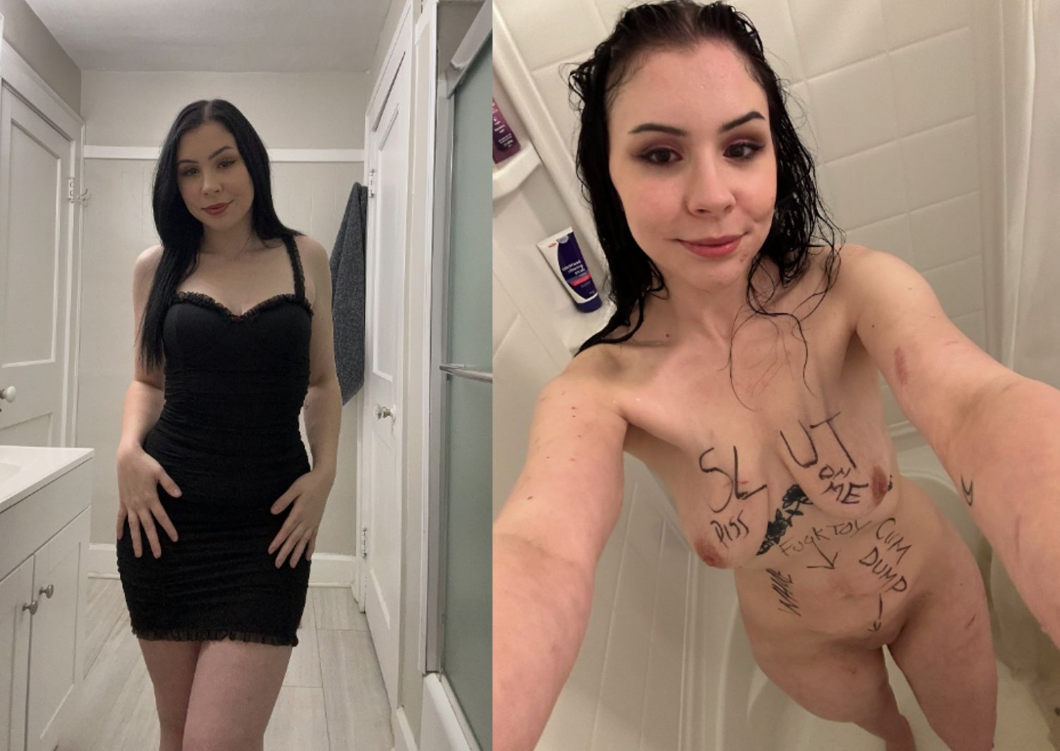 Before & after Whores