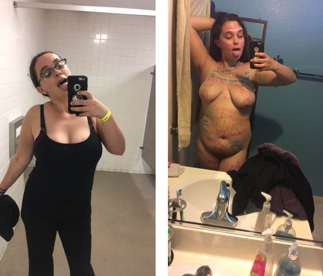 Before & after Whores