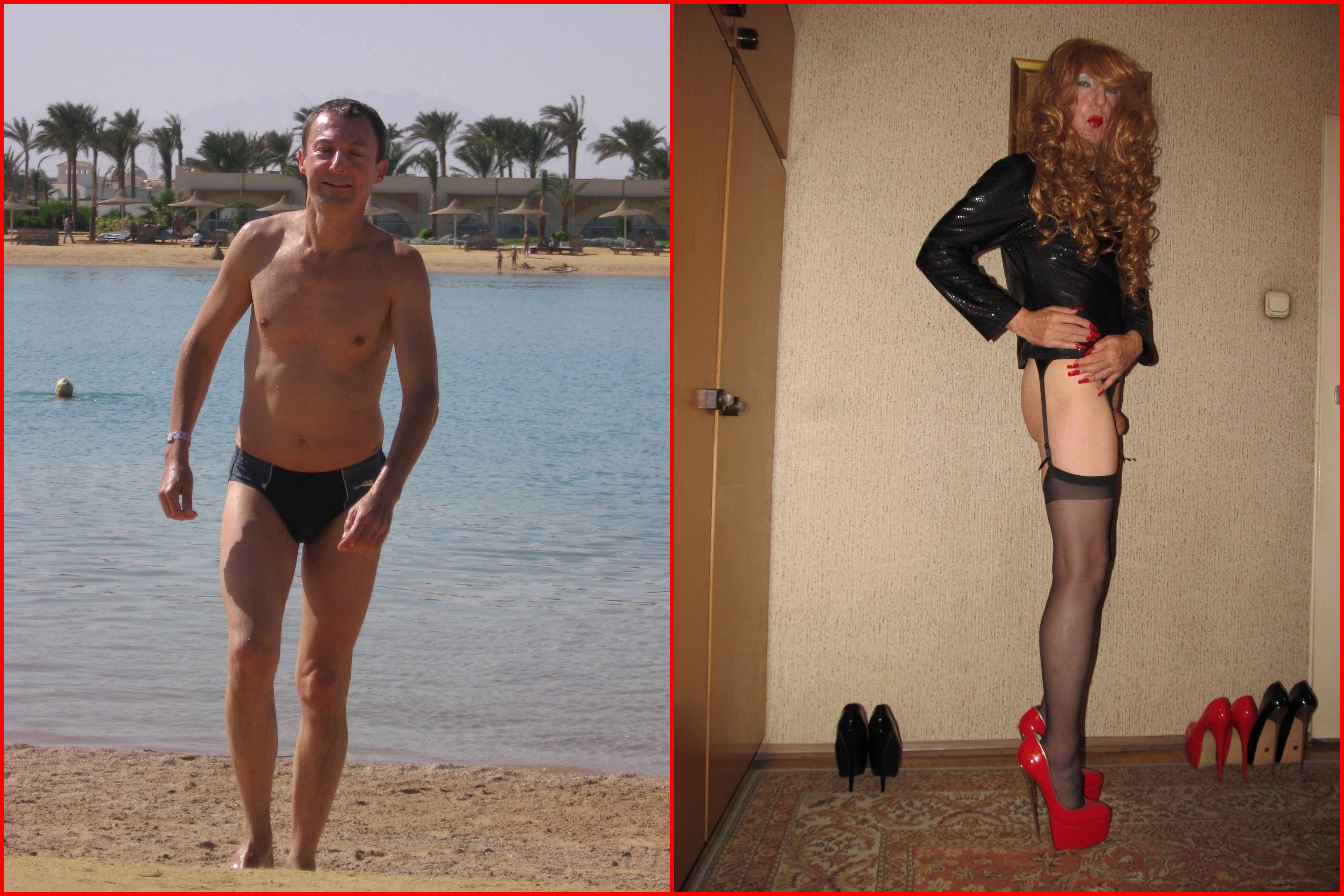 Before cocksucker Andrzej Maj after webslut Jolanta Maj