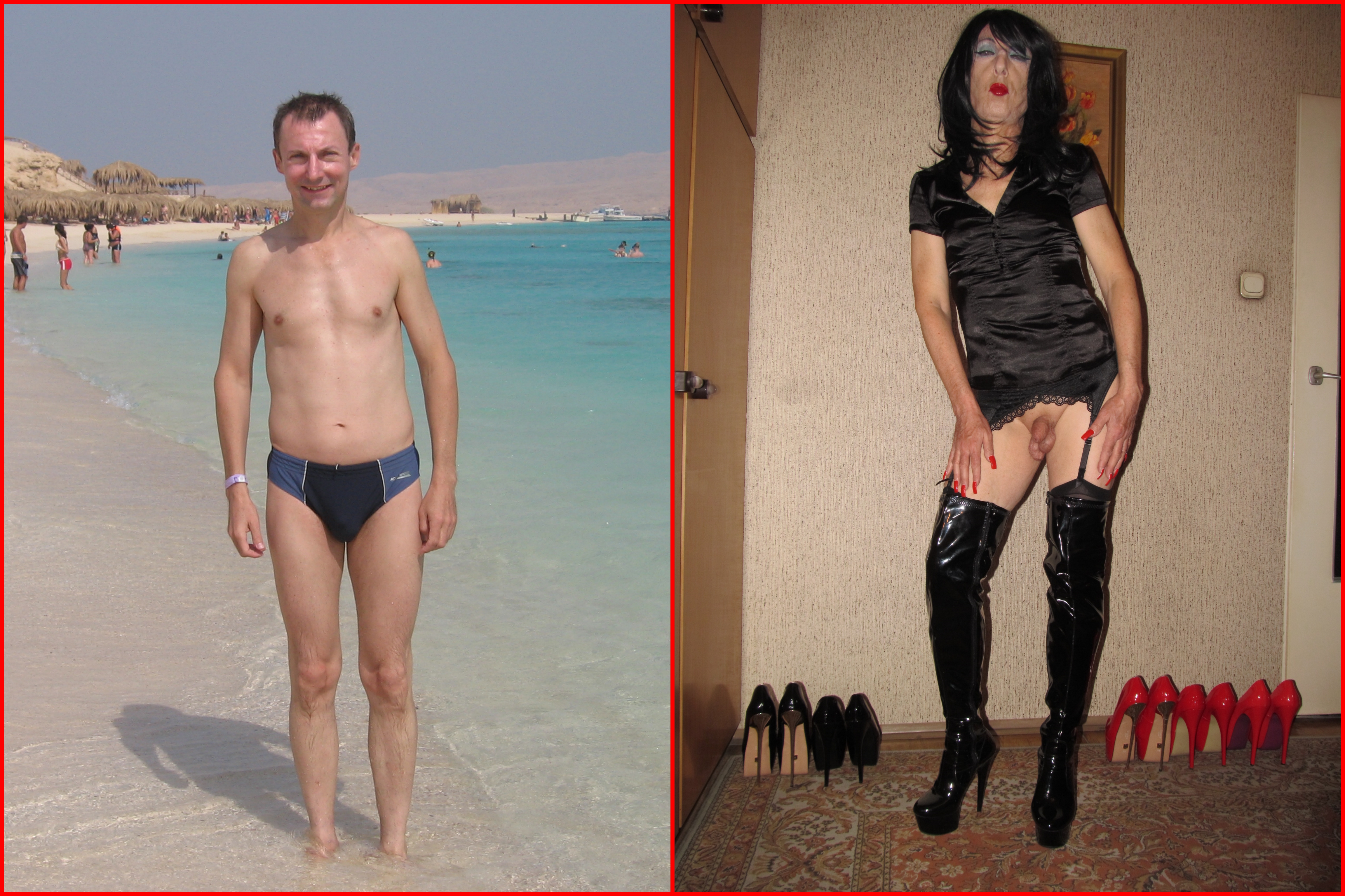 Before cocksucker Andrzej Maj after webslut Jolanta Maj