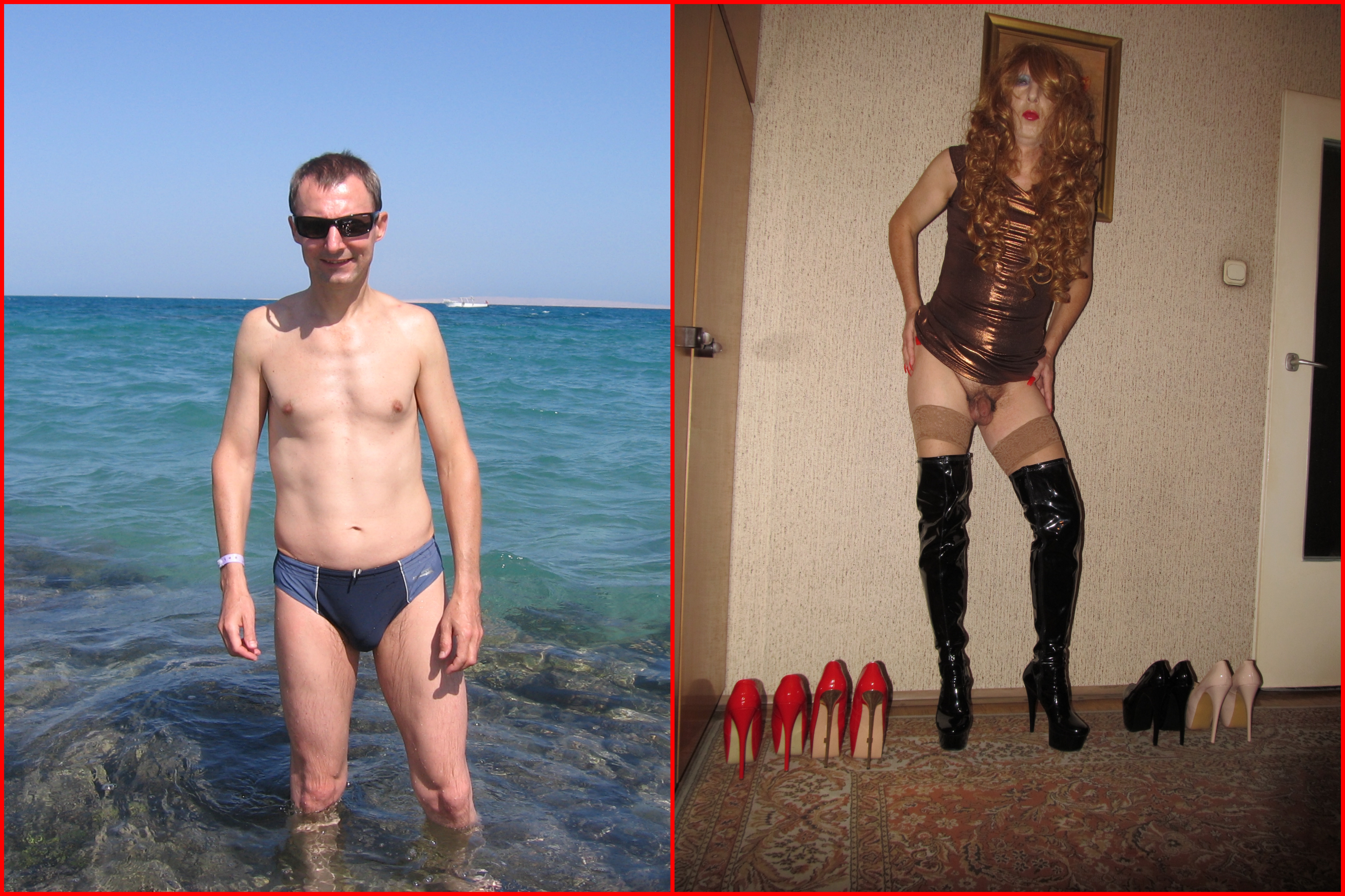 Before cocksucker Andrzej Maj after webslut Jolanta Maj