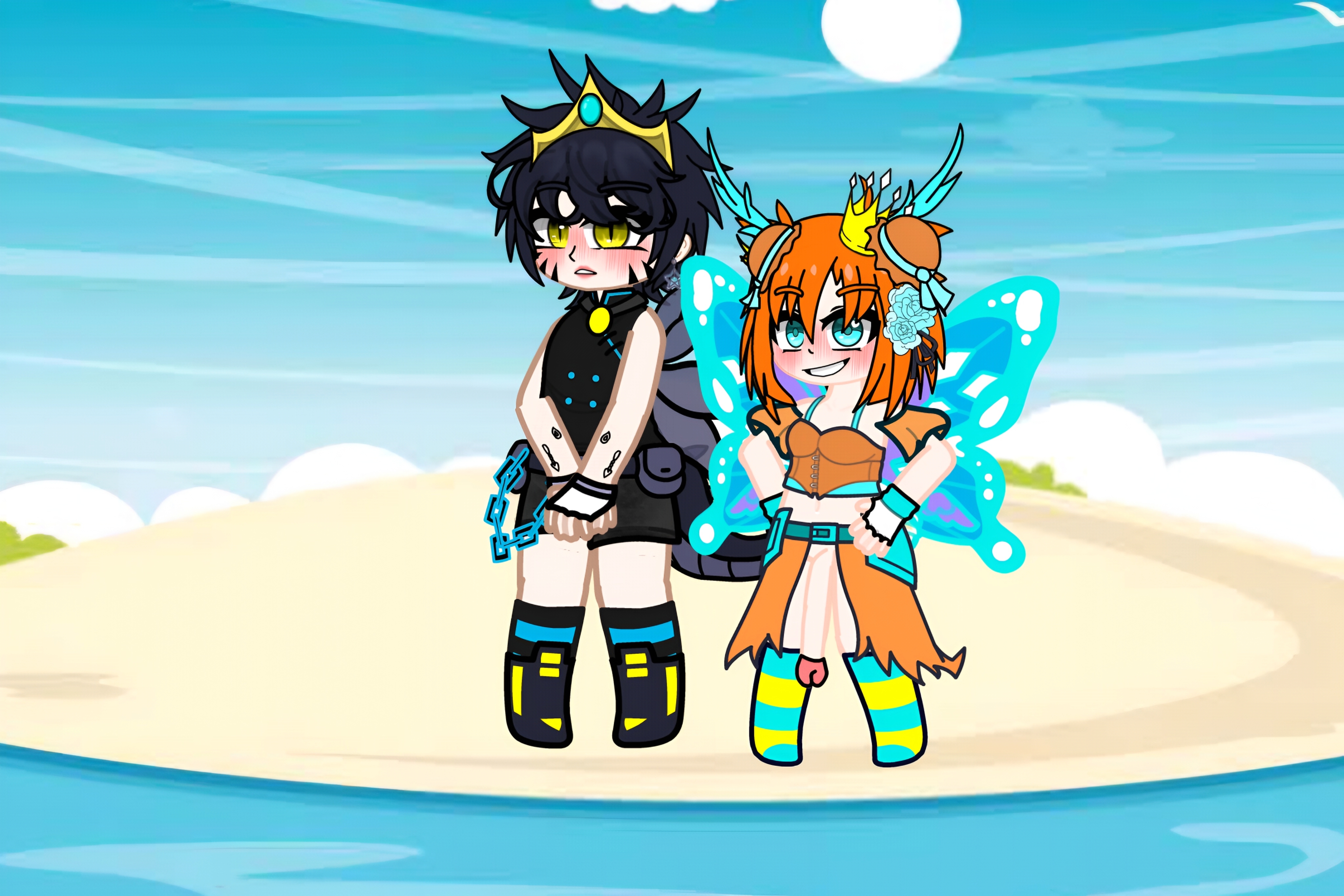 Godzilla and Mothra (futa) gacha Nébula