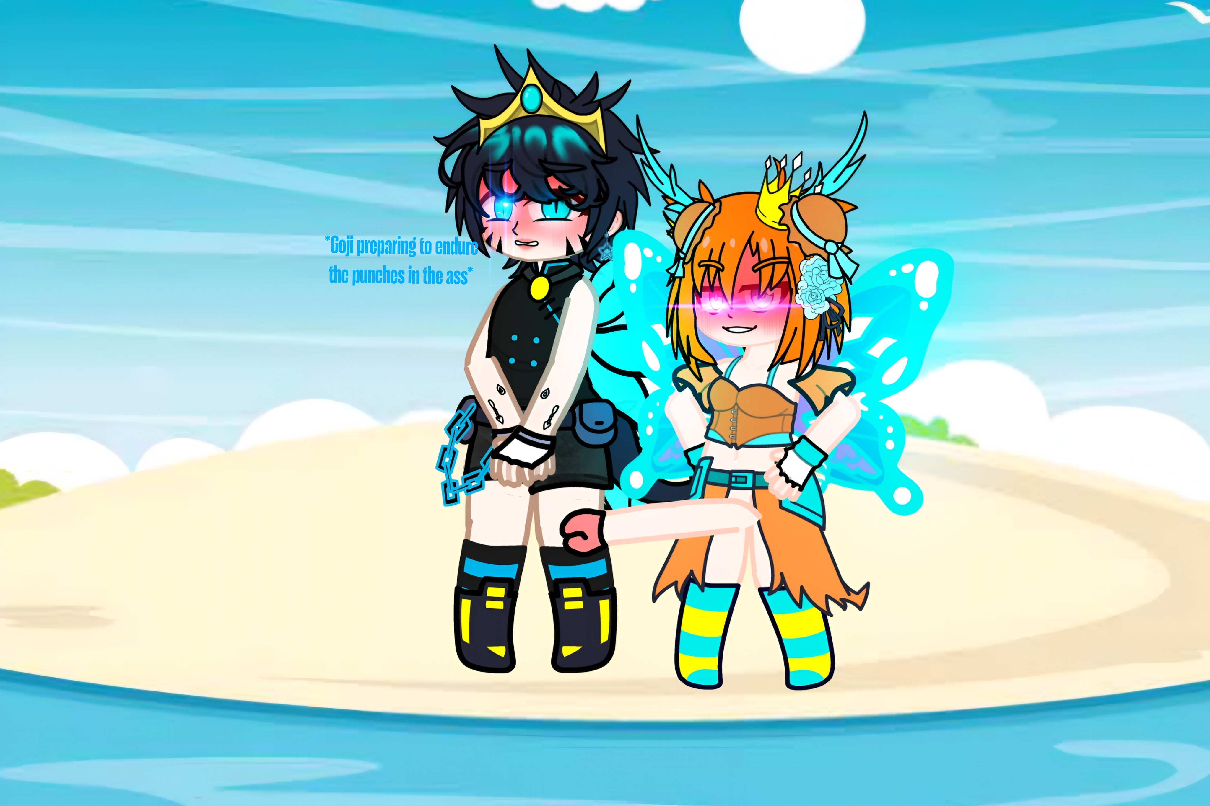 Godzilla and Mothra (futa) gacha Nébula