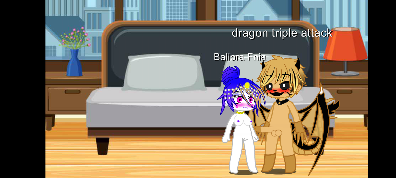 Ballora Fnia X Dragon triple attack Smiling Critter