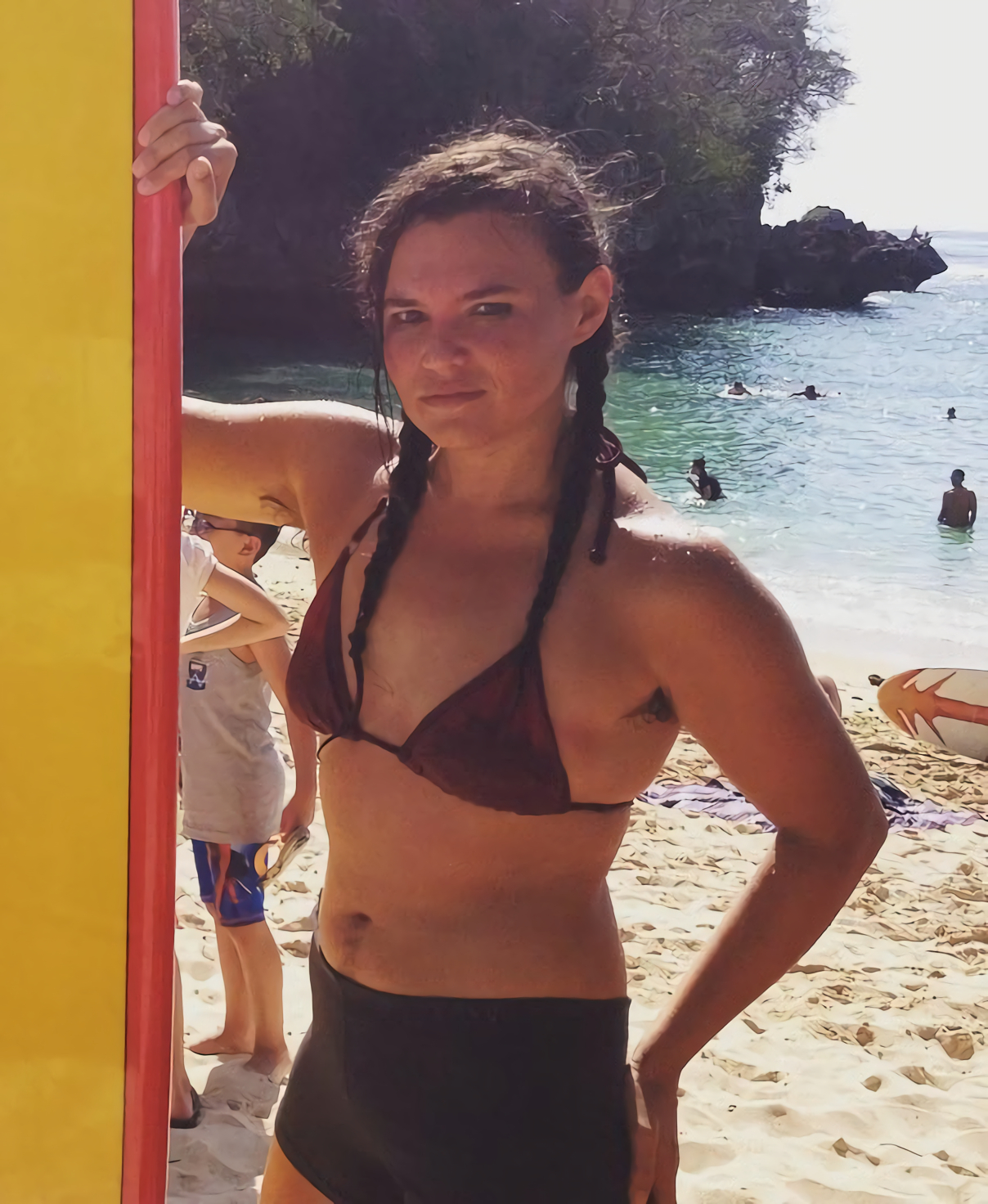 Slut Kelsey nude in public