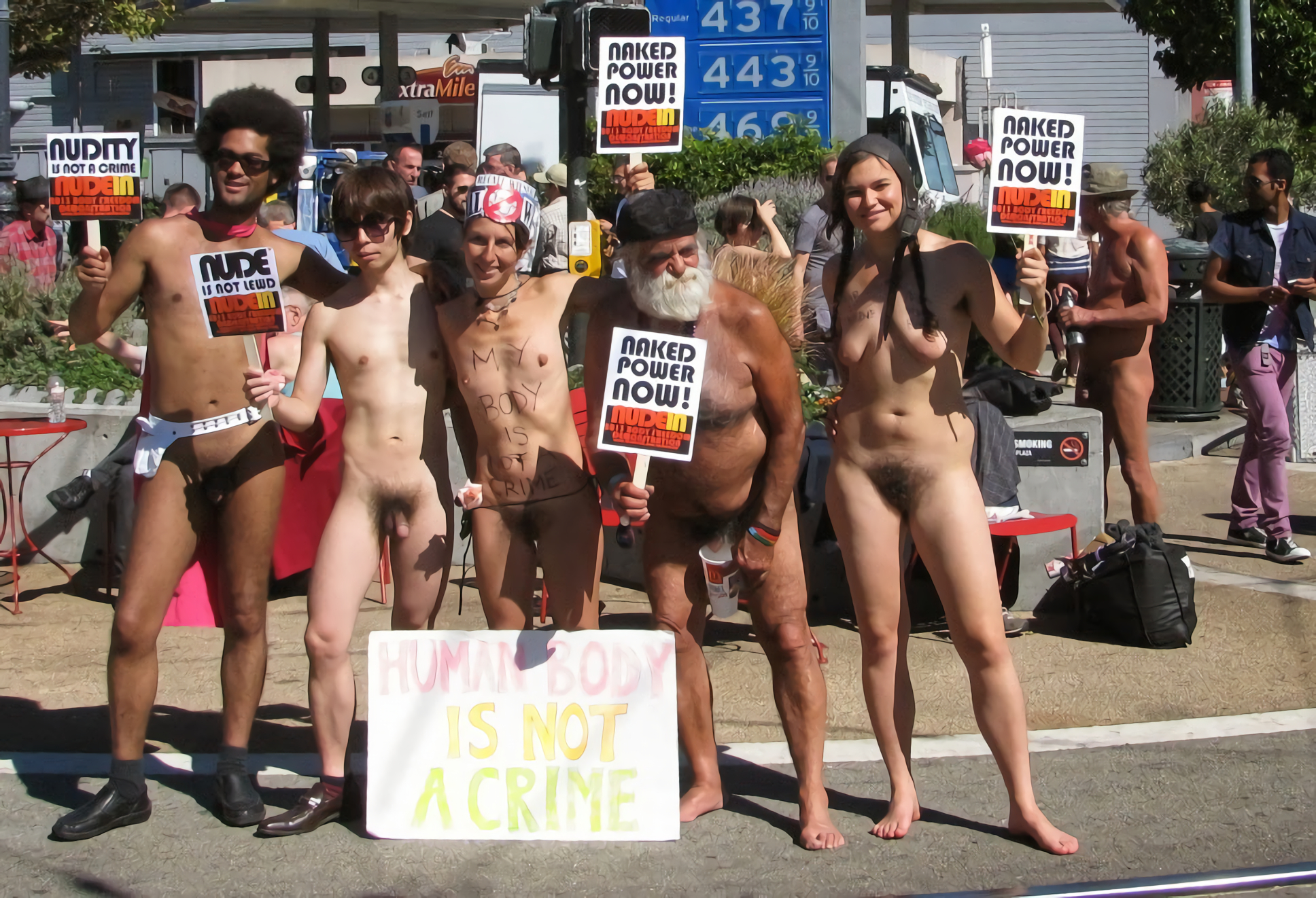 Slut Kelsey nude in public