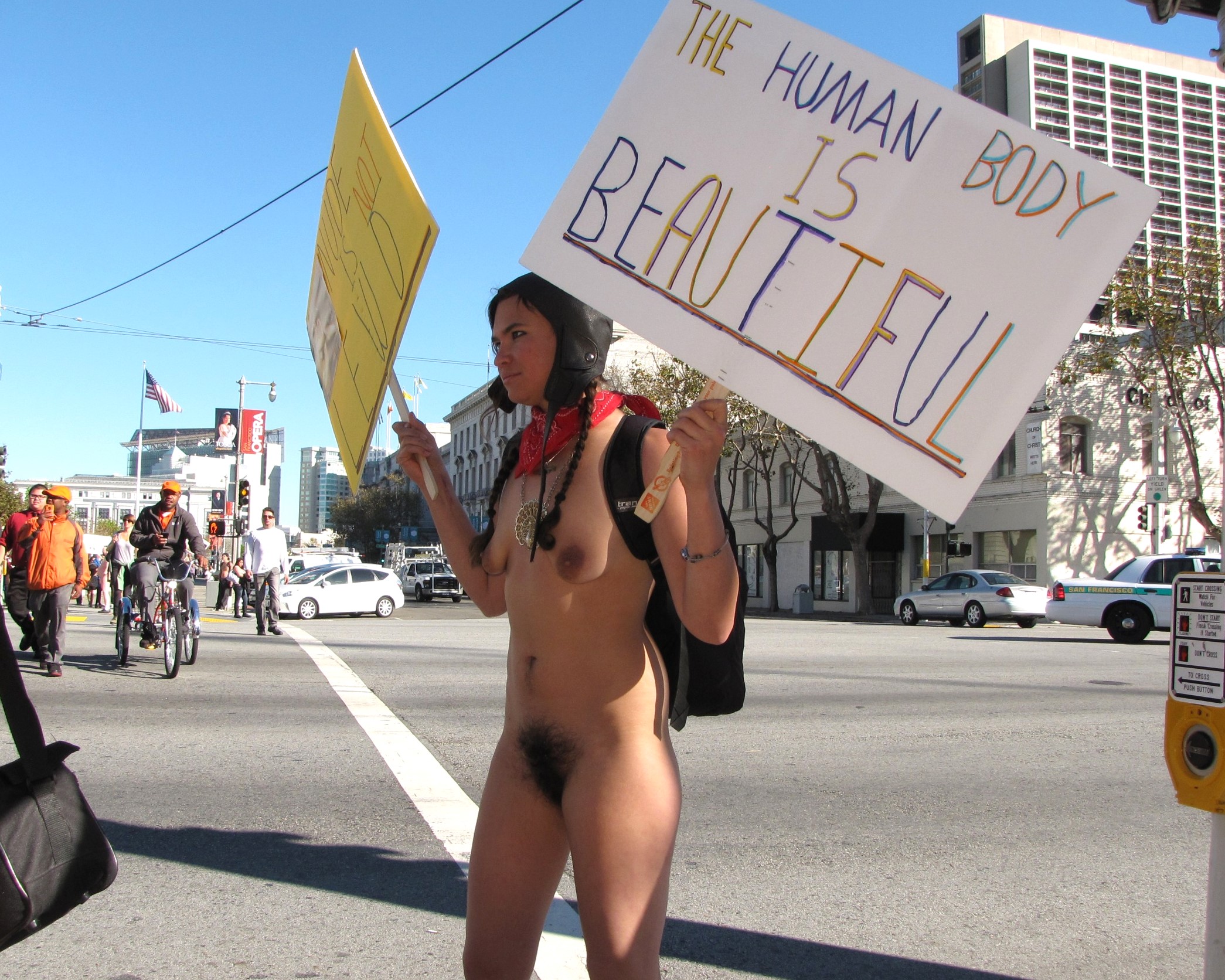 Slut Kelsey nude in public