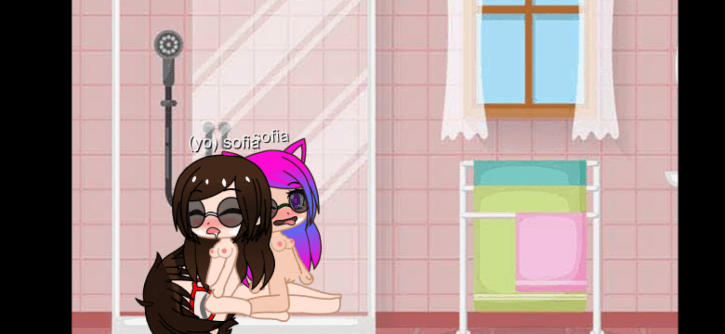 Mi oc, teniendo sexo con sofia y (yo) sofia en la ducha.