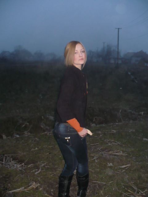 Blonde wannabe model