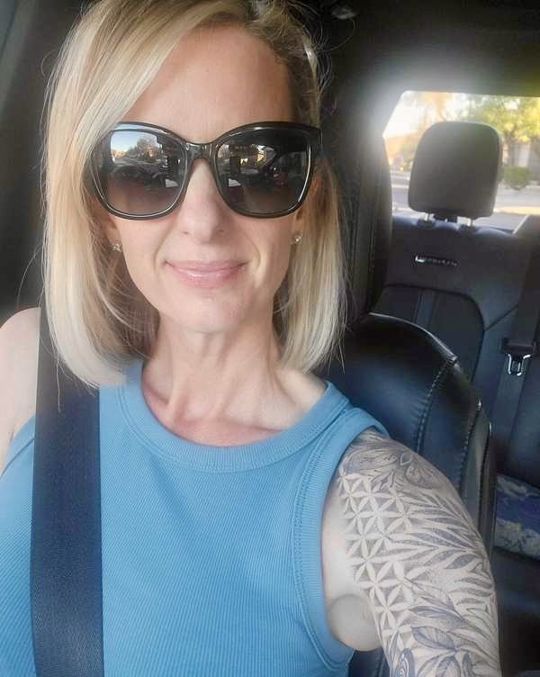 Tall slutty blonde milf