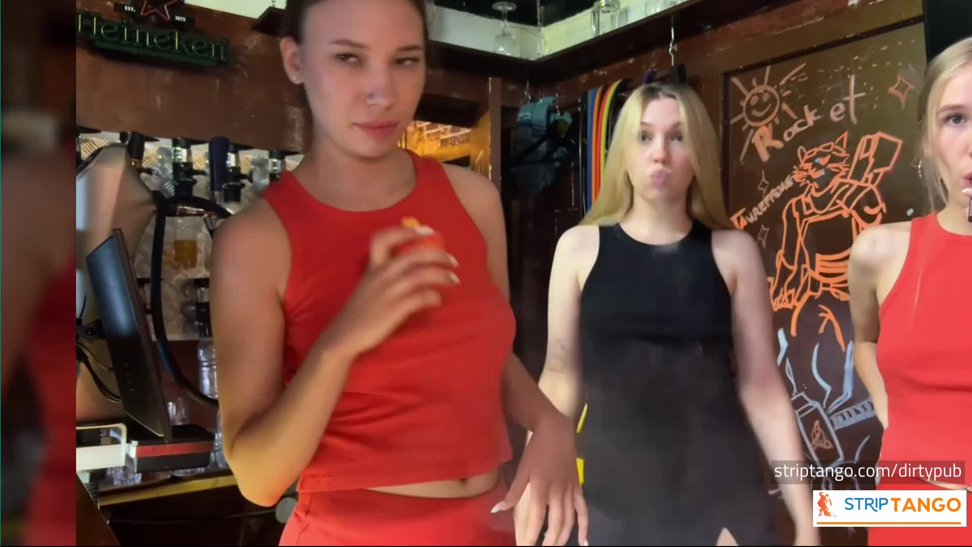 DirtyPub - Closeup Fingering Hairy Pussies, Toe Sucking, and