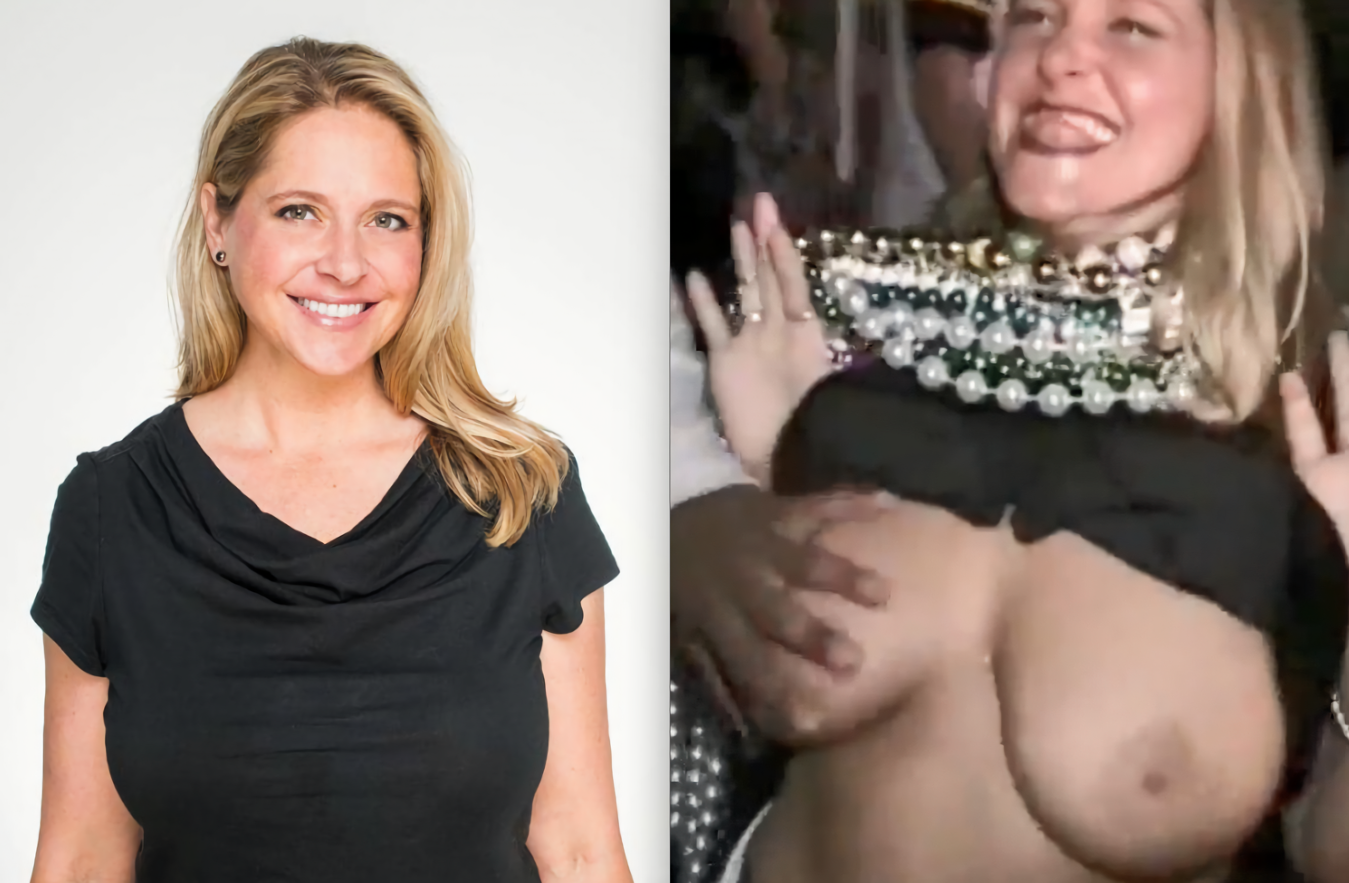 Before / After Sluts flashing tits (Dressed / Undressed)