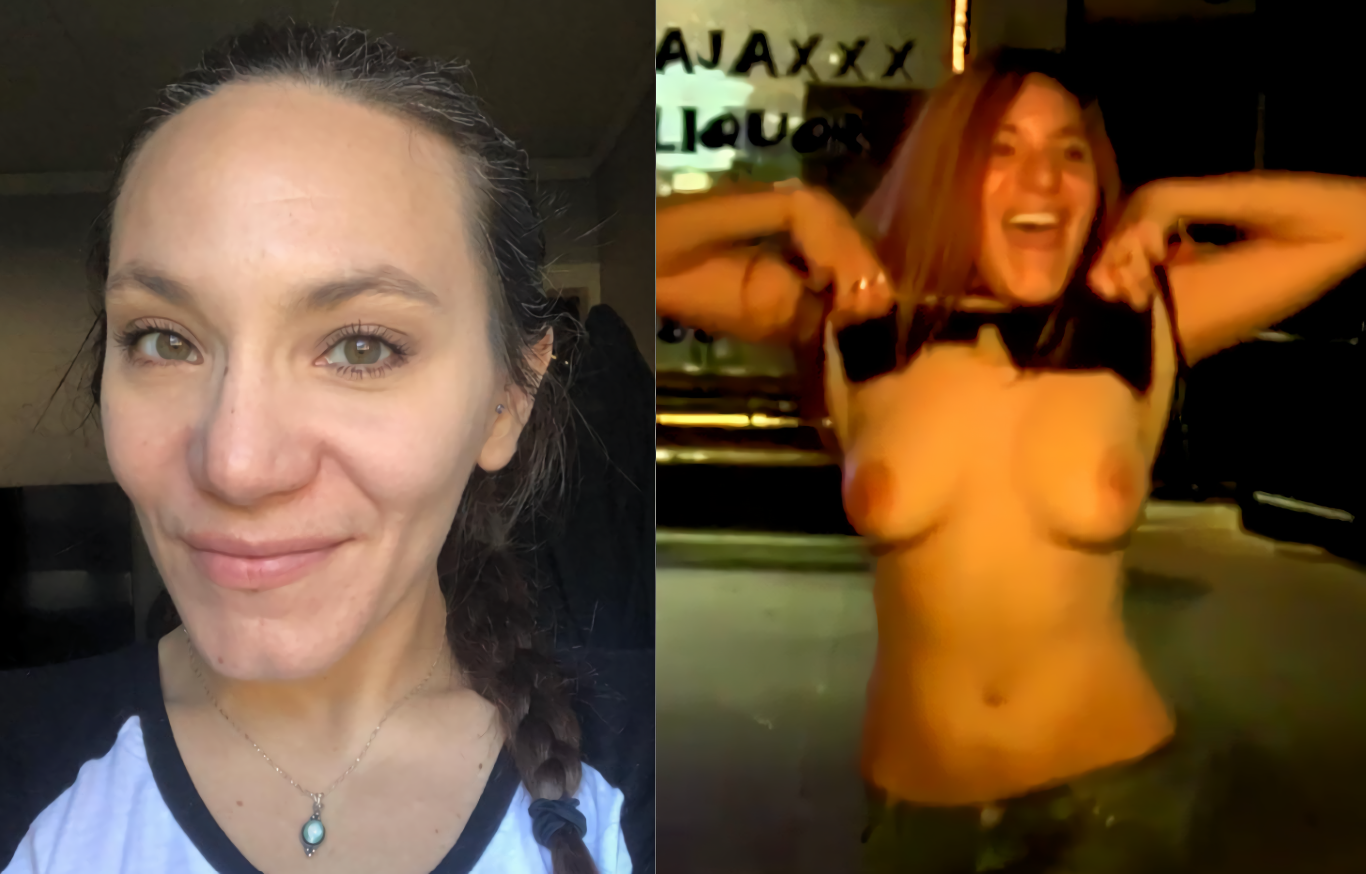 Before / After Sluts flashing tits (Dressed / Undressed)