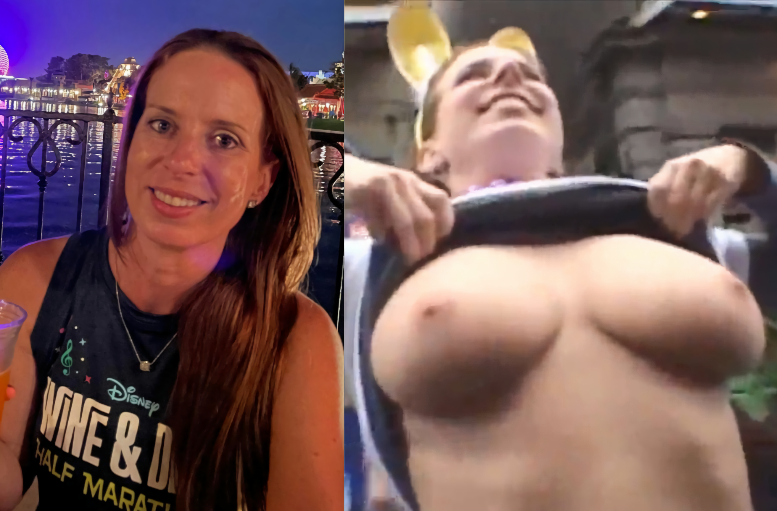 Before / After Sluts flashing tits (Dressed / Undressed)