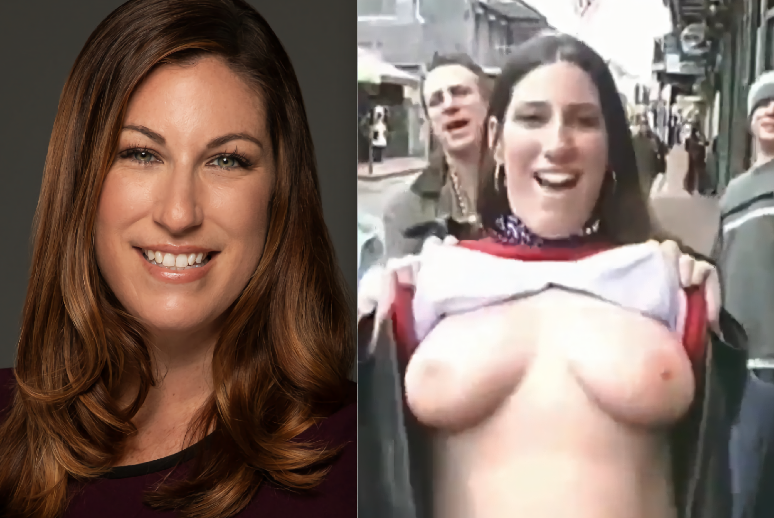 Before / After Sluts flashing tits (Dressed / Undressed)