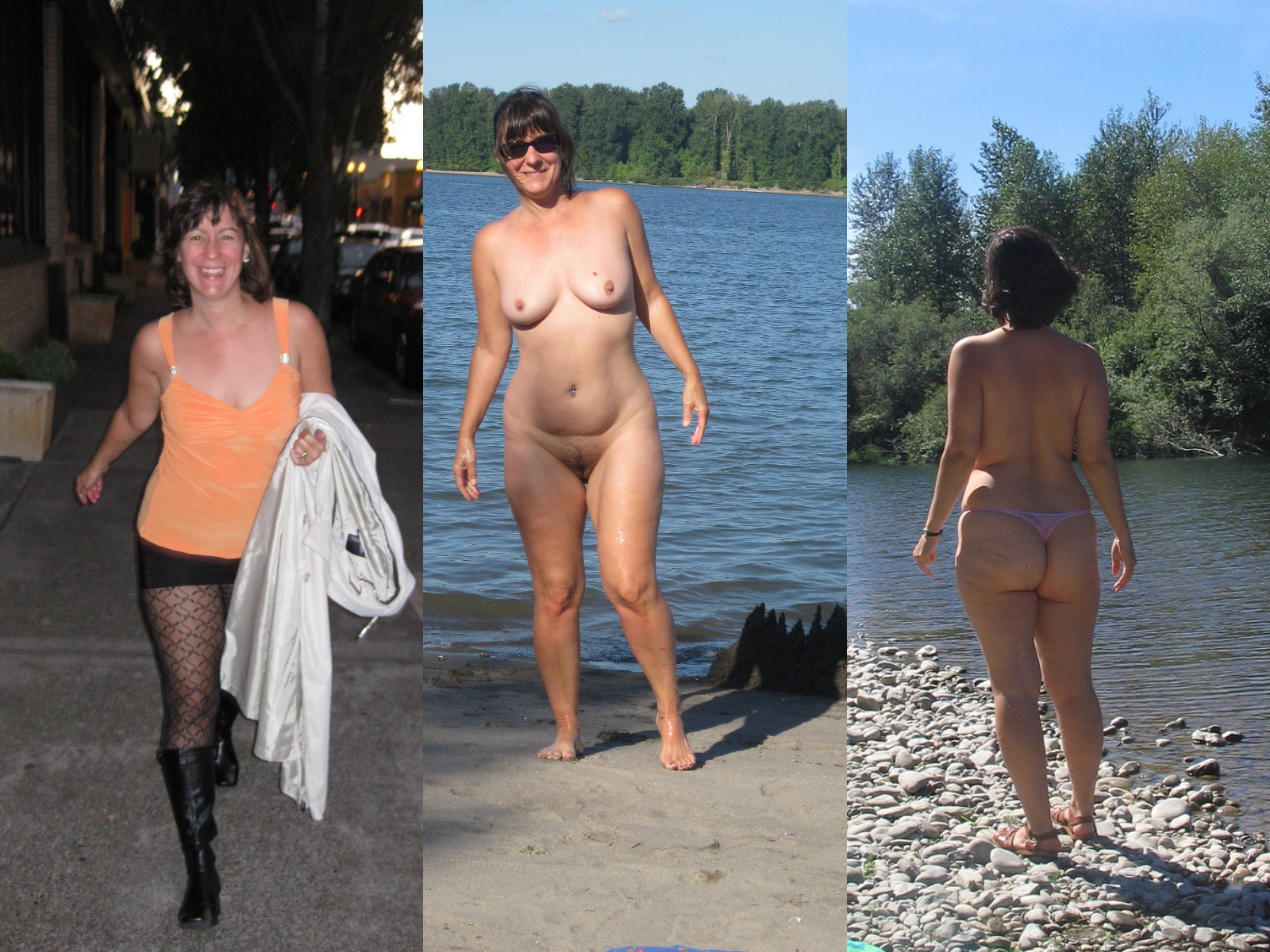 Beth,from Washington gets naked for hubby