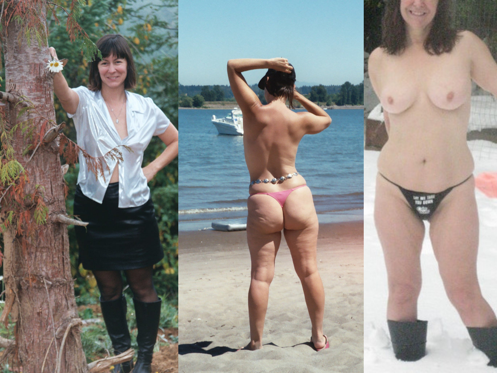 Beth,from Washington gets naked for hubby