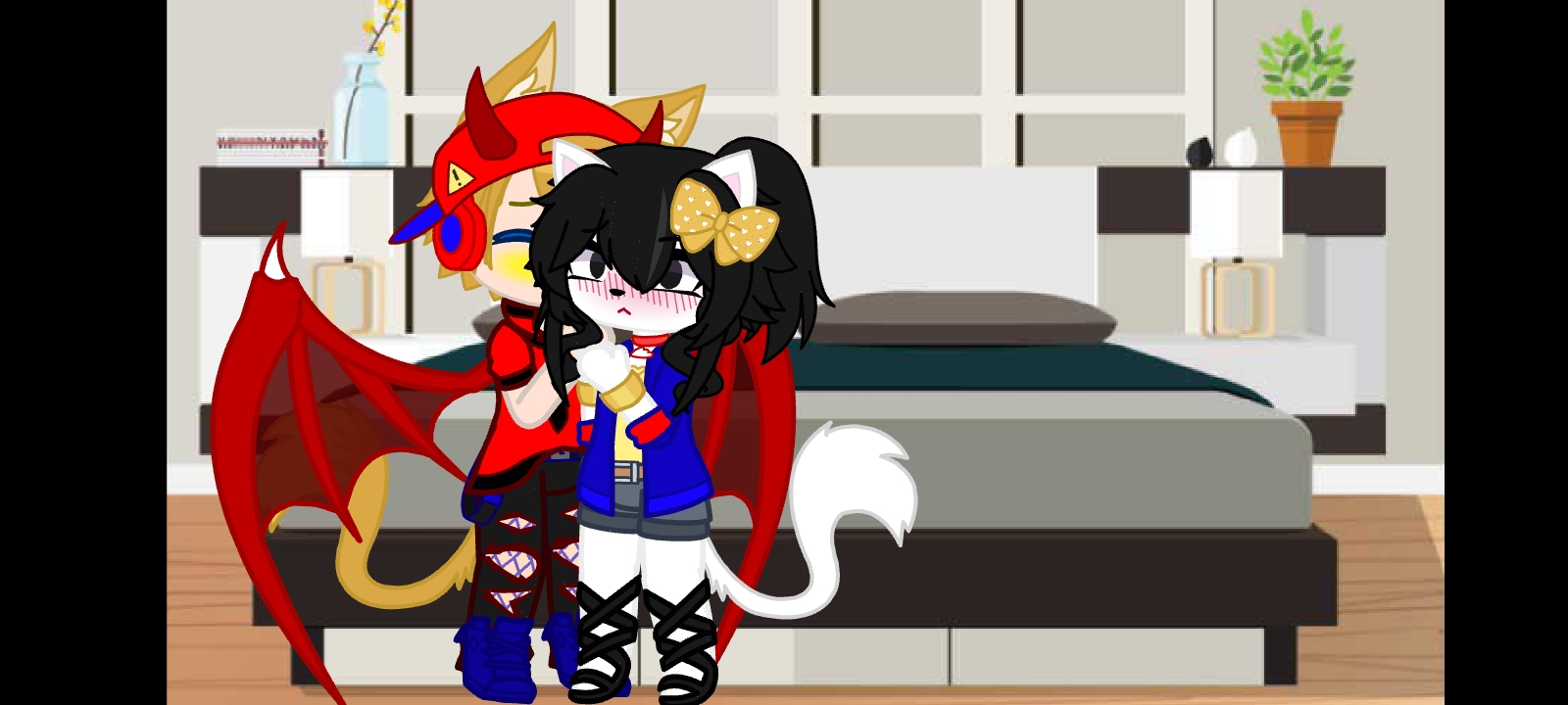 Jasper wets his Diaper and Kitty enjoys sucking his cock.